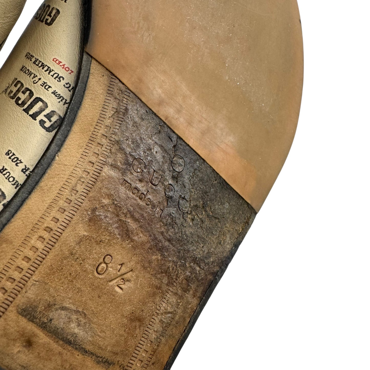 Gucci Print Horsebit Loafers