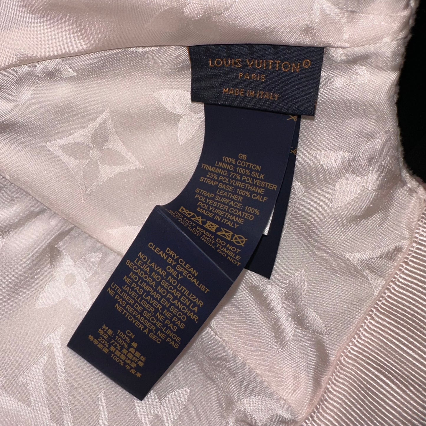 Louis Vuitton Velvet Baseball Cap