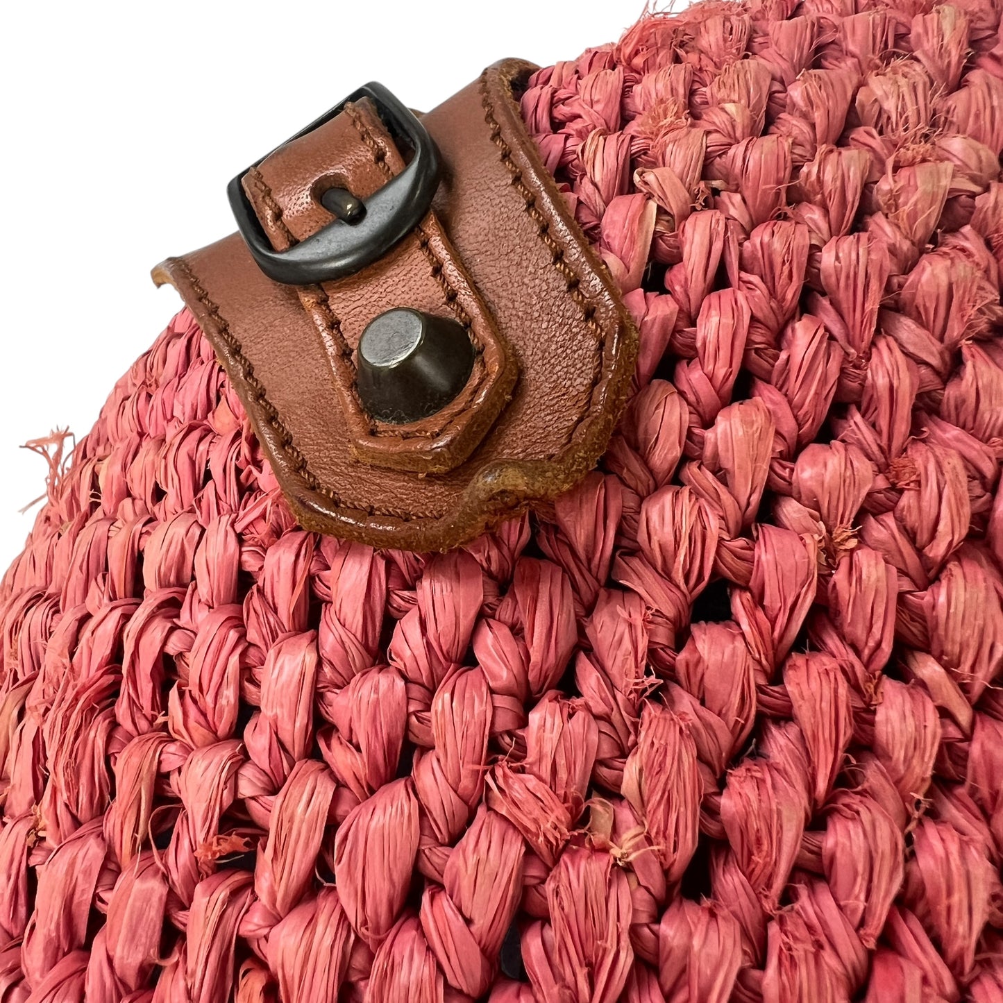 Balenciaga Raffia Basket Bag