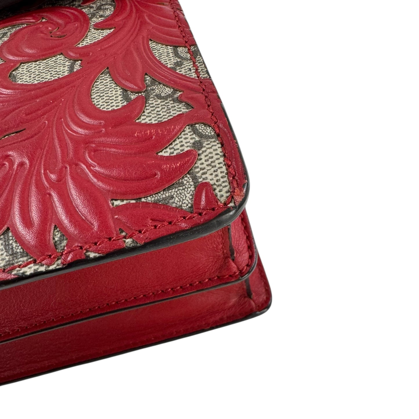 Gucci Monogram Supreme Arabesque Dionysus Shoulder Bag