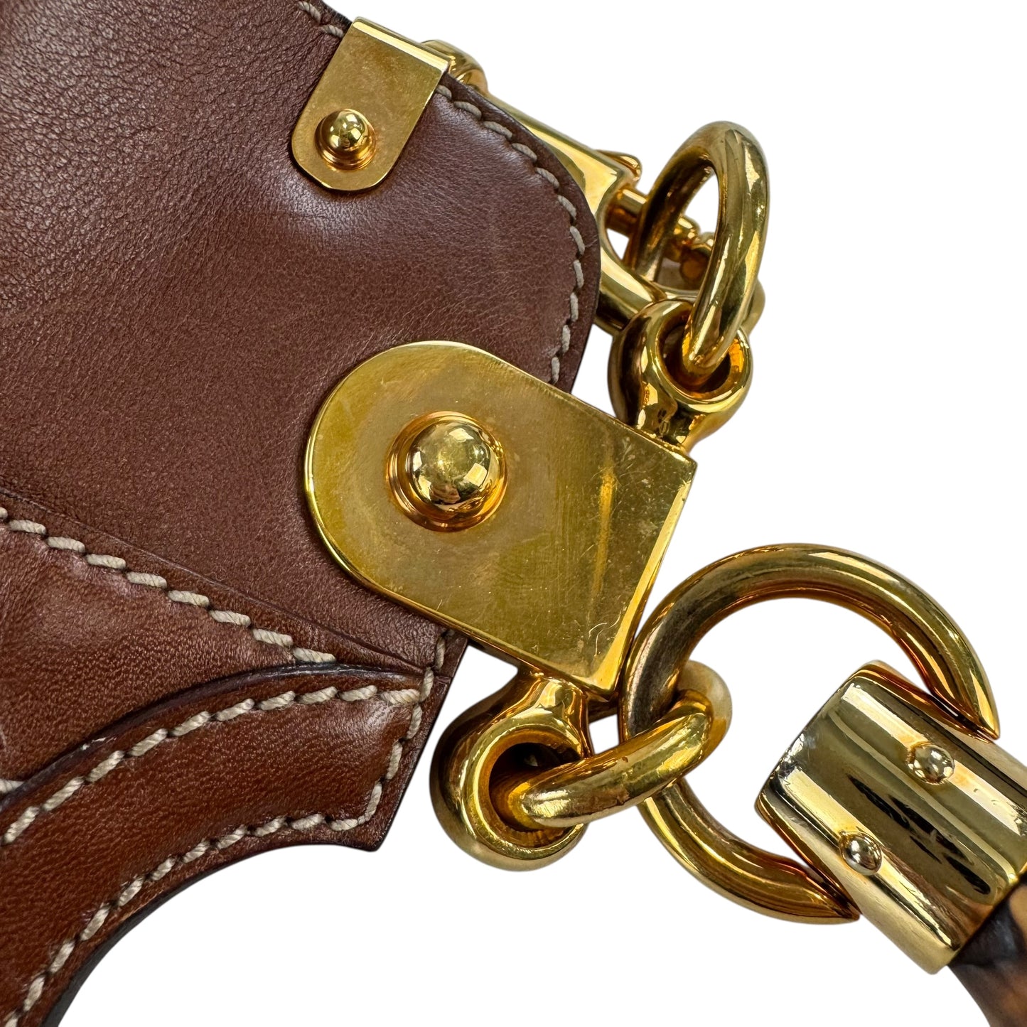 Gucci Bamboo Magnolia Handbag