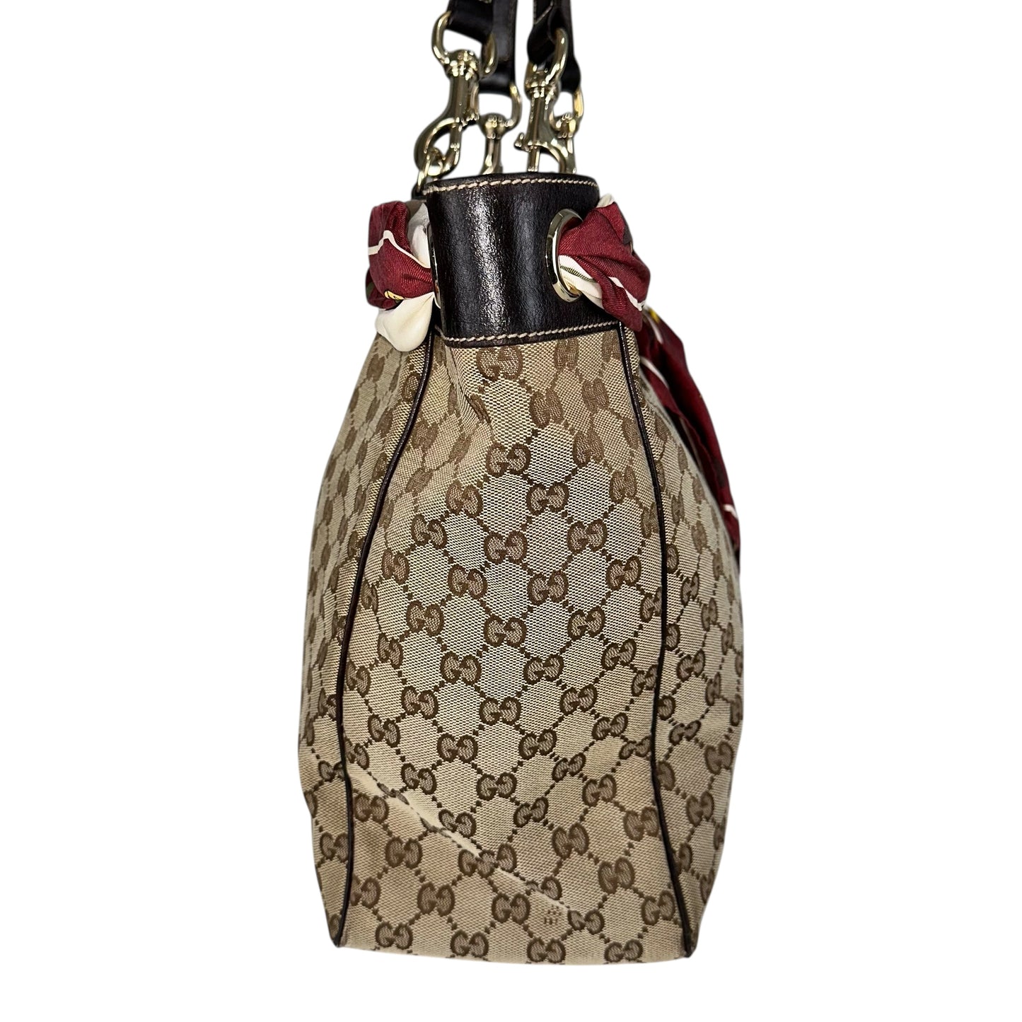 Gucci Monogram Positano GM Tote Bag