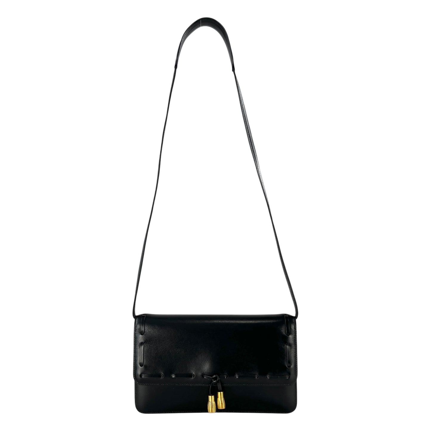 Hermes Tassel Leather Crossbody Bag