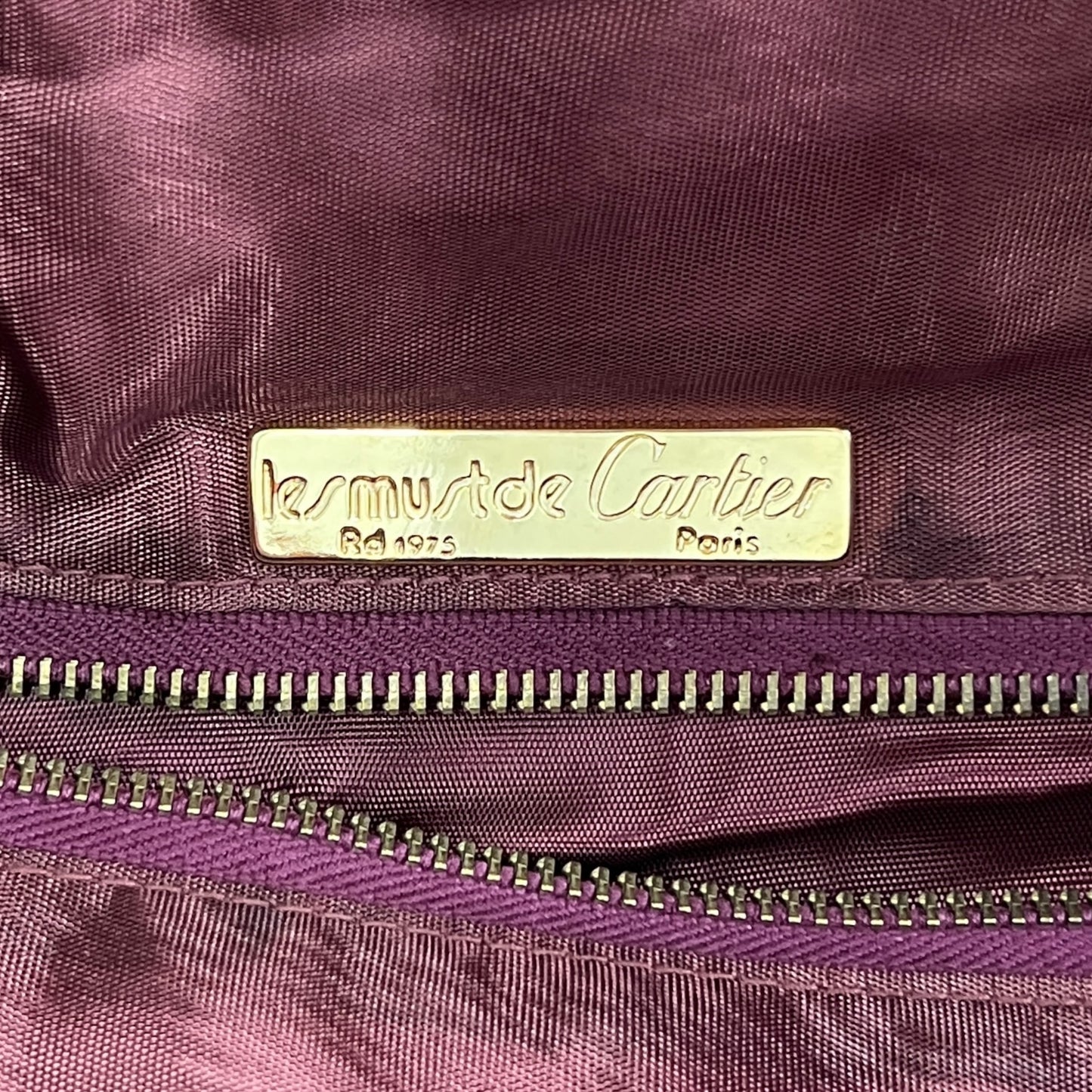 Cartier Vintage Leather Duffel Bag