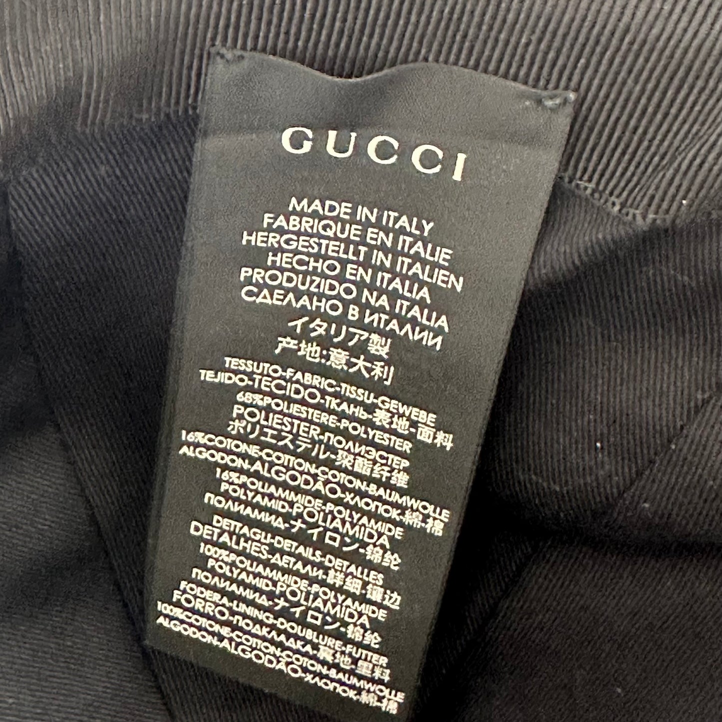 Gucci Monogram Web Stripe Baseball Cap