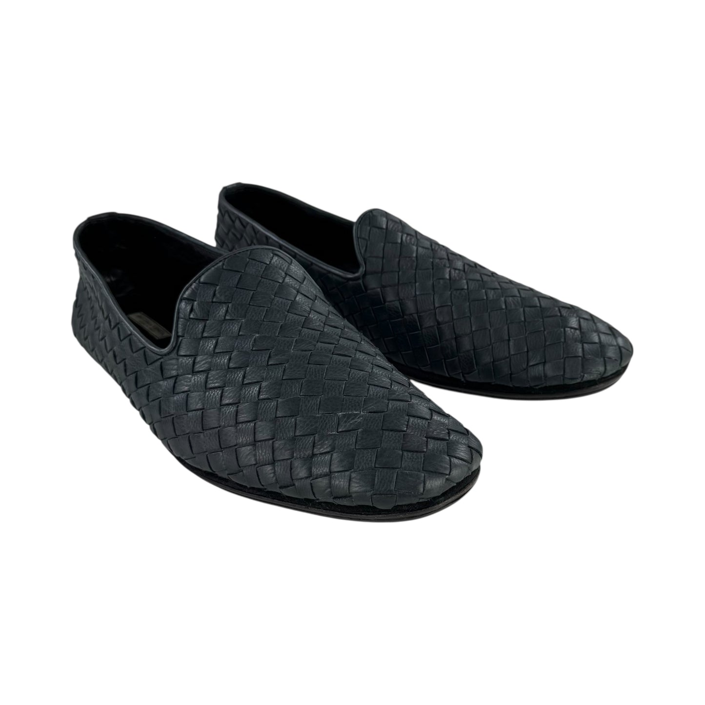 Bottega Veneta Intrecciato Leather Loafers