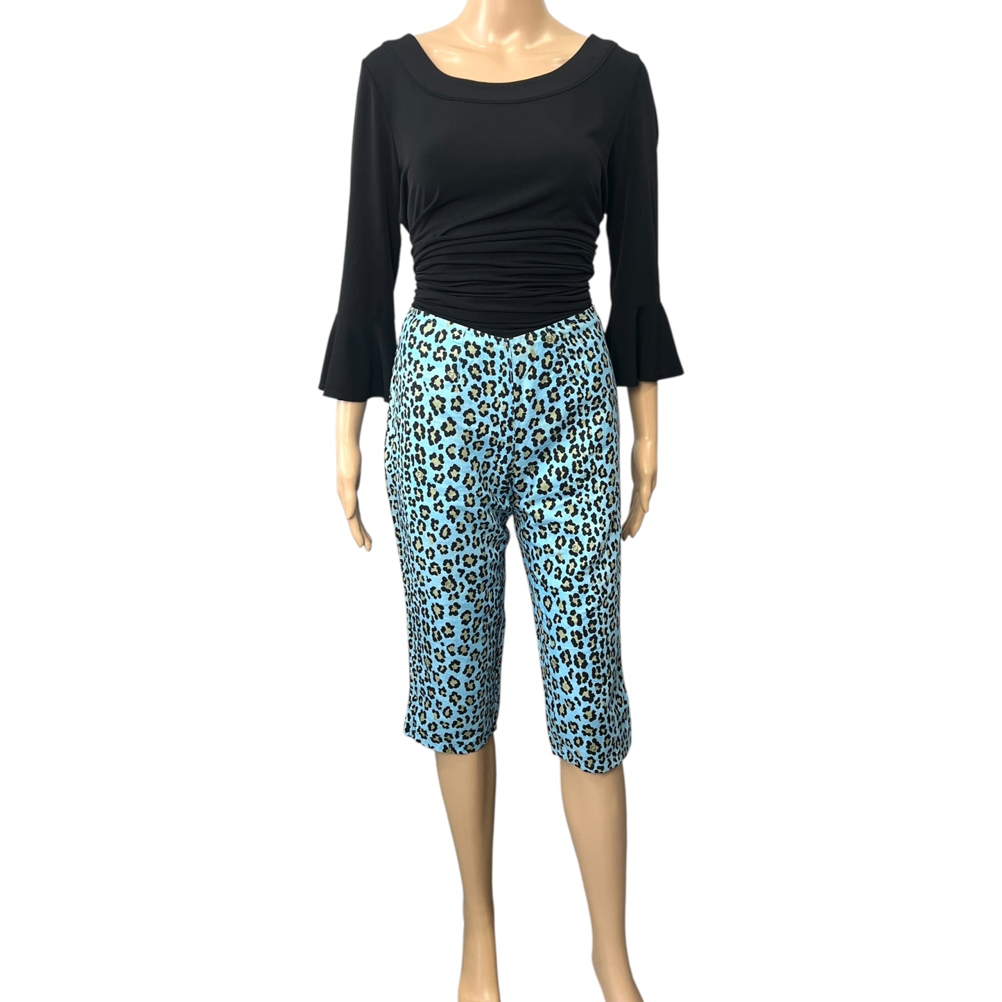 Fendi Vintage Leopard Print Capris