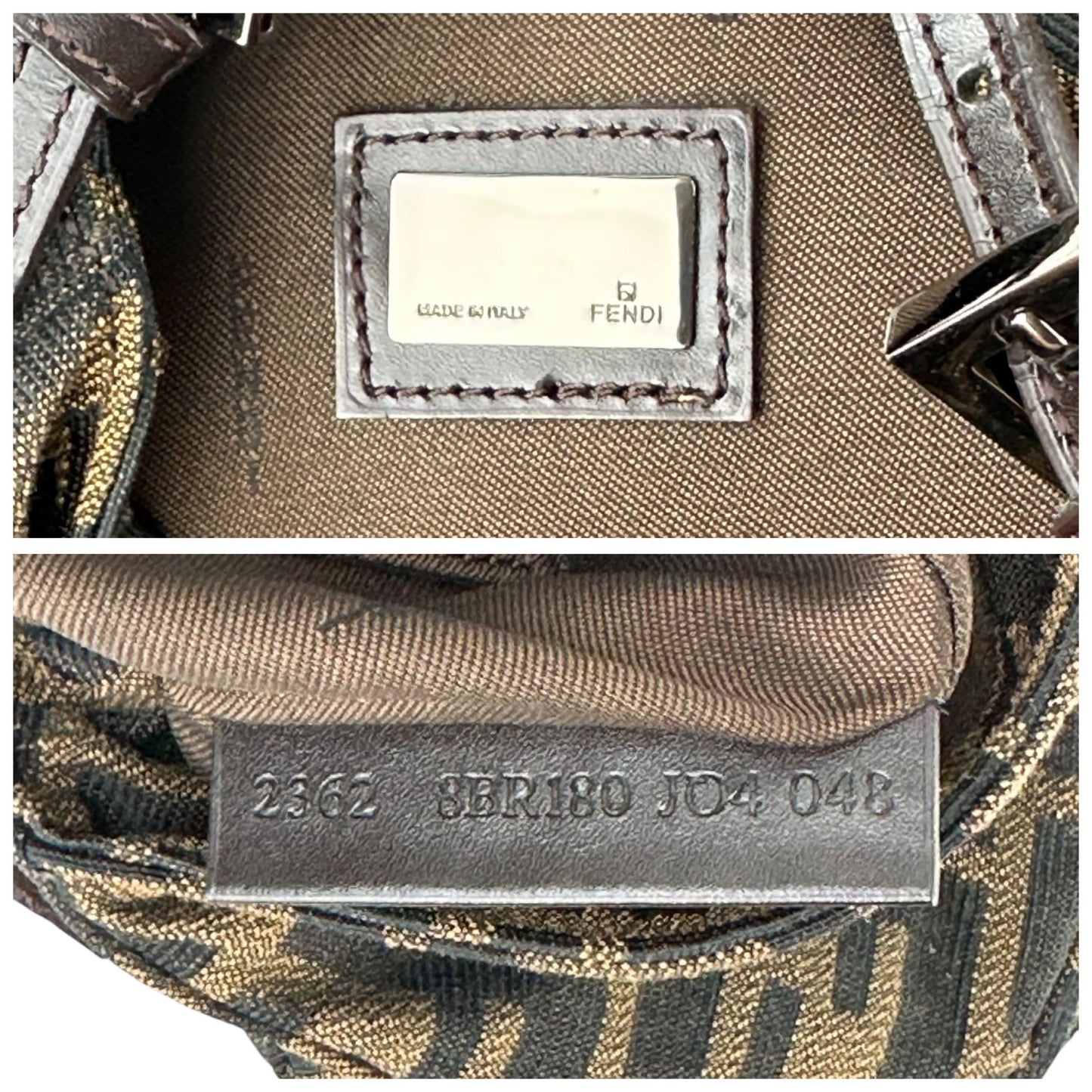 Fendi Zucca Mini Mama Baguette