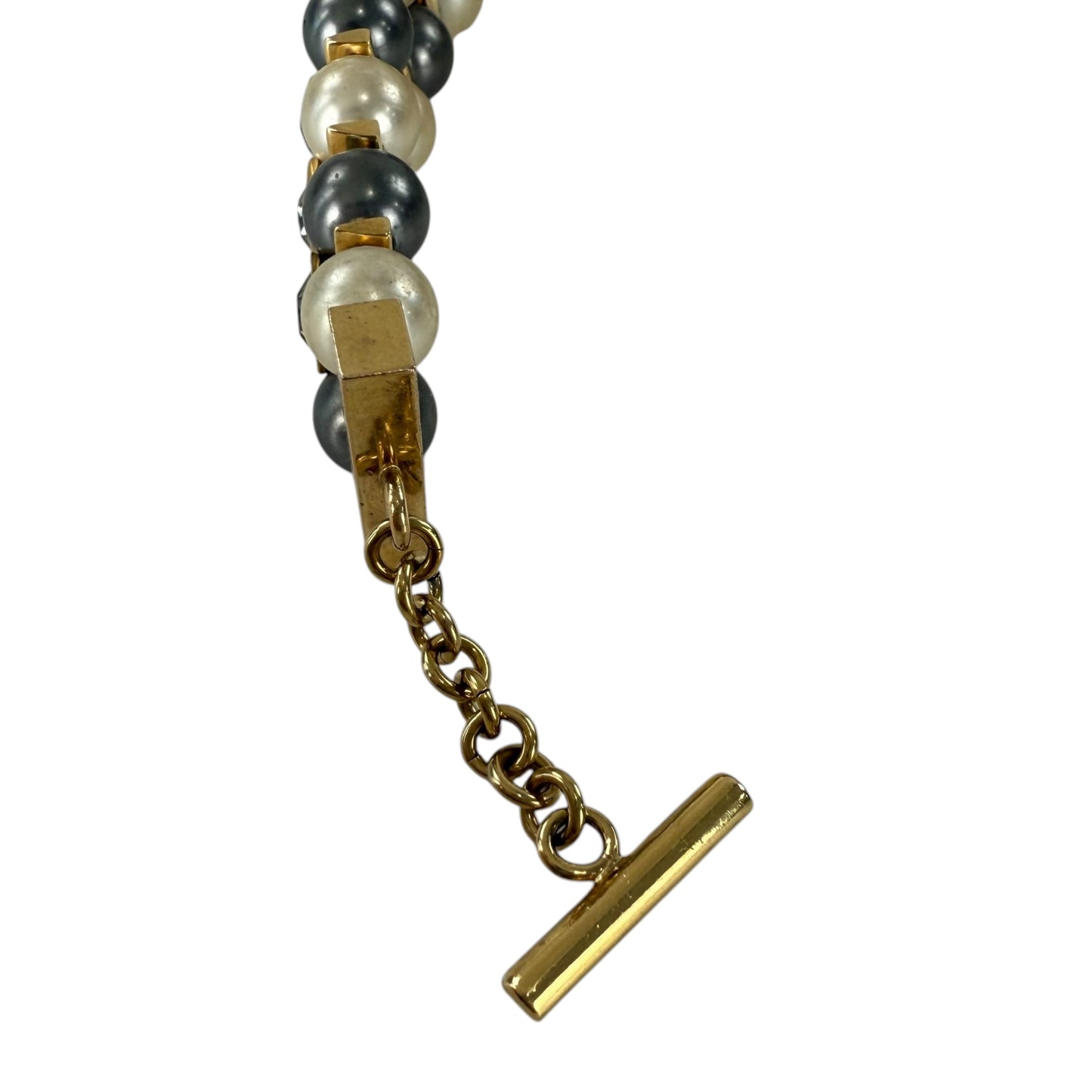 Louis Vuitton Cry Me A River Faux Pearl Gold Bracelet