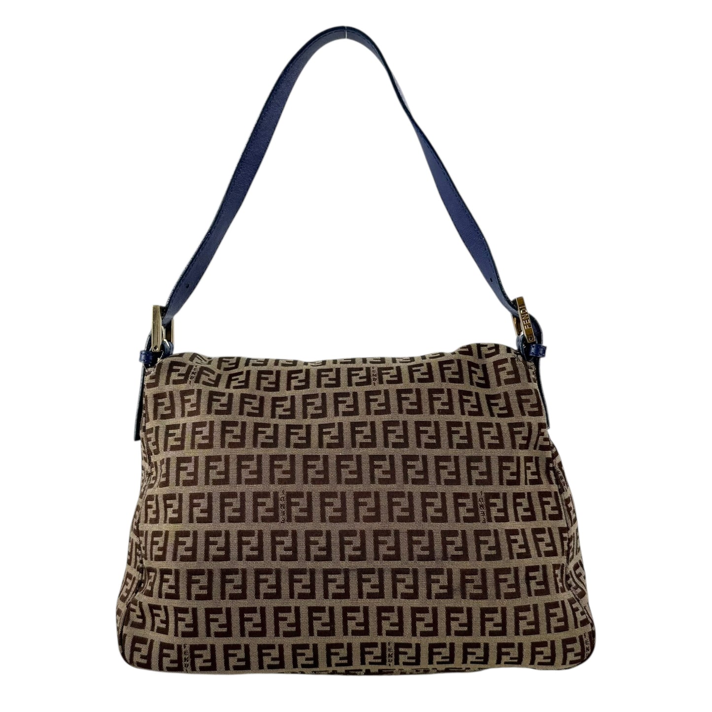 Fendi Zucchino Mamma Baguette Shoulder Bag