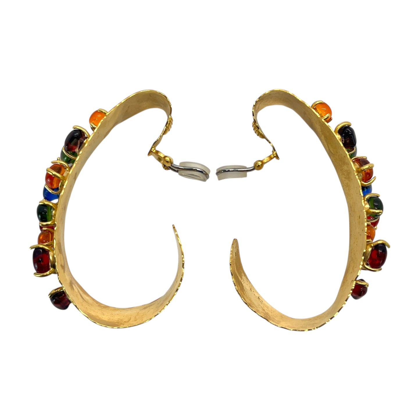 Gucci Stone Hoop Earrings