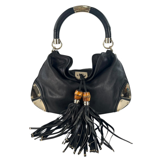Gucci Indy Bamboo Tassel Bag