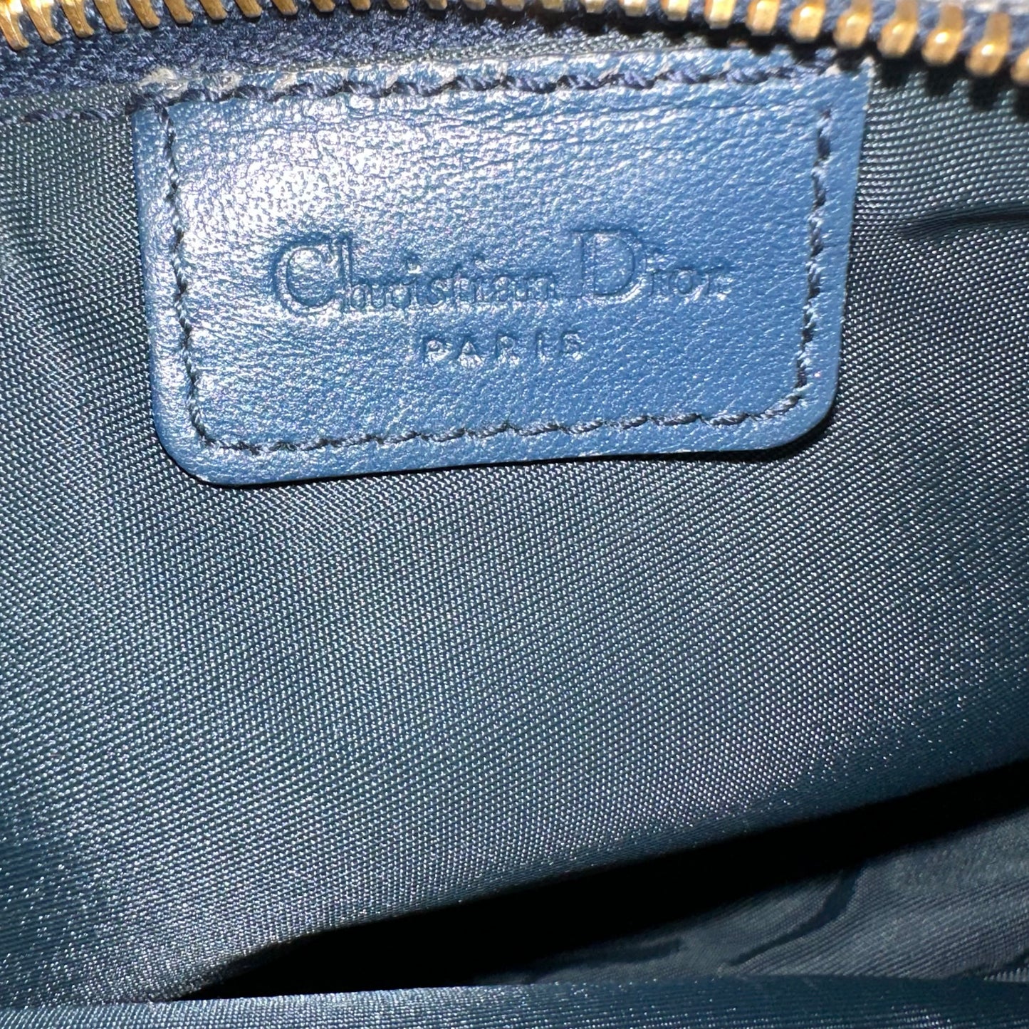 Dior Vintage Trotter Saddle Pochette Bag