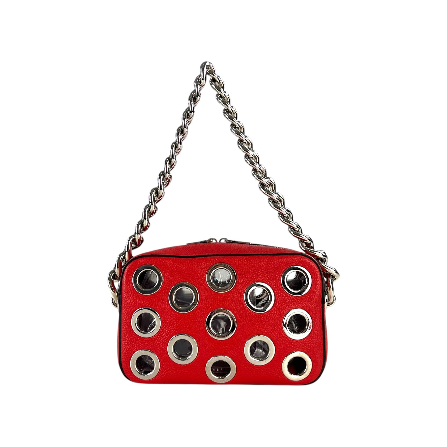 Prada Grommet Shoulder Bag