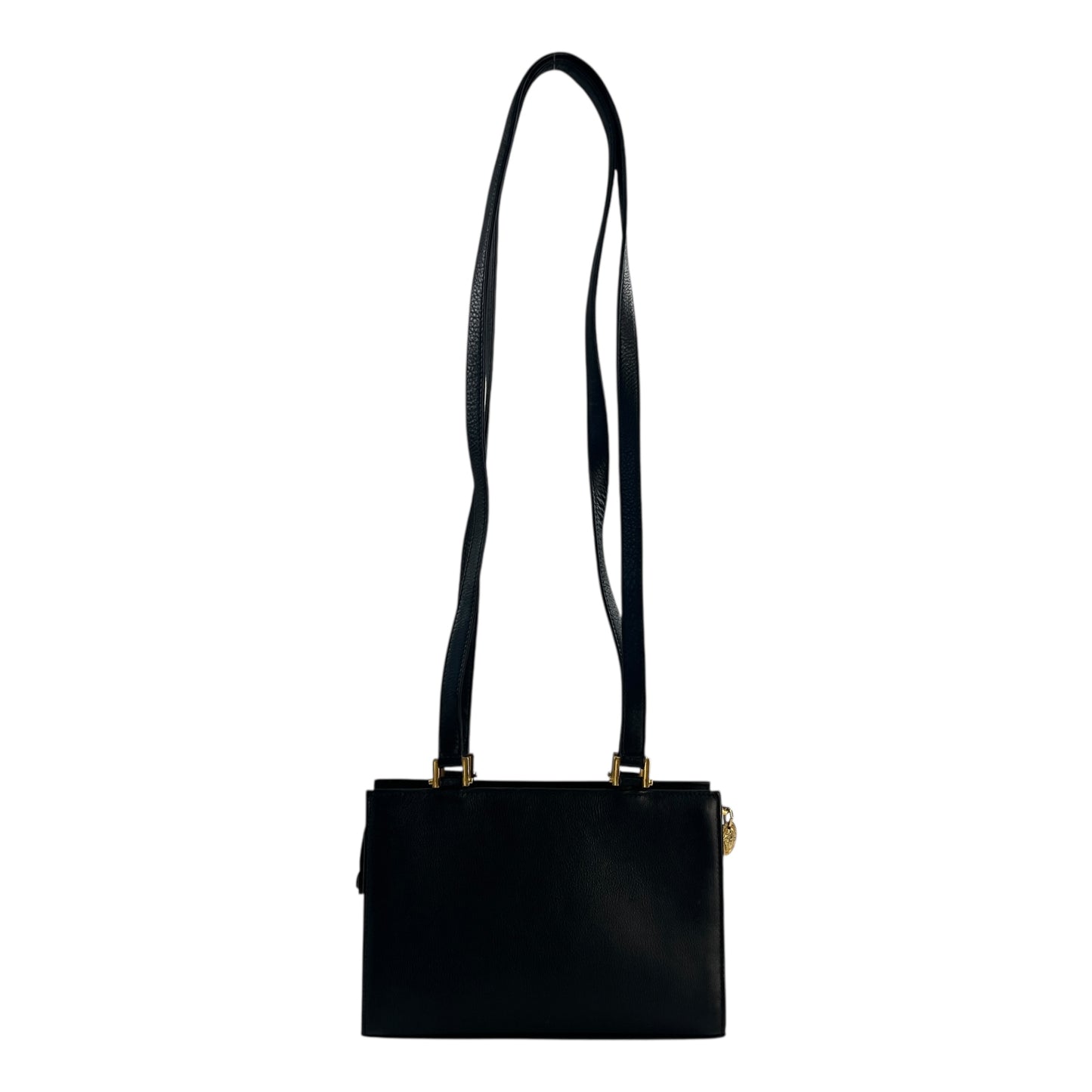 Versace Vintage Medusa Studded Shoulder Bag