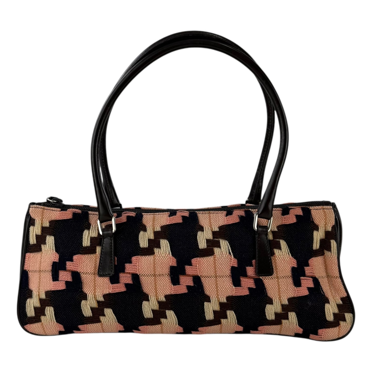 Prada Multicolor Knit Shoulder Bag