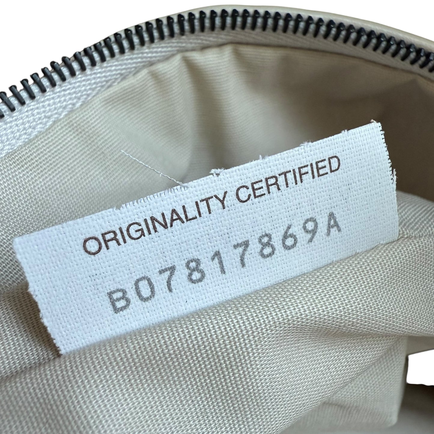 Bottega Veneta Ivory Perforated Leather Backpack