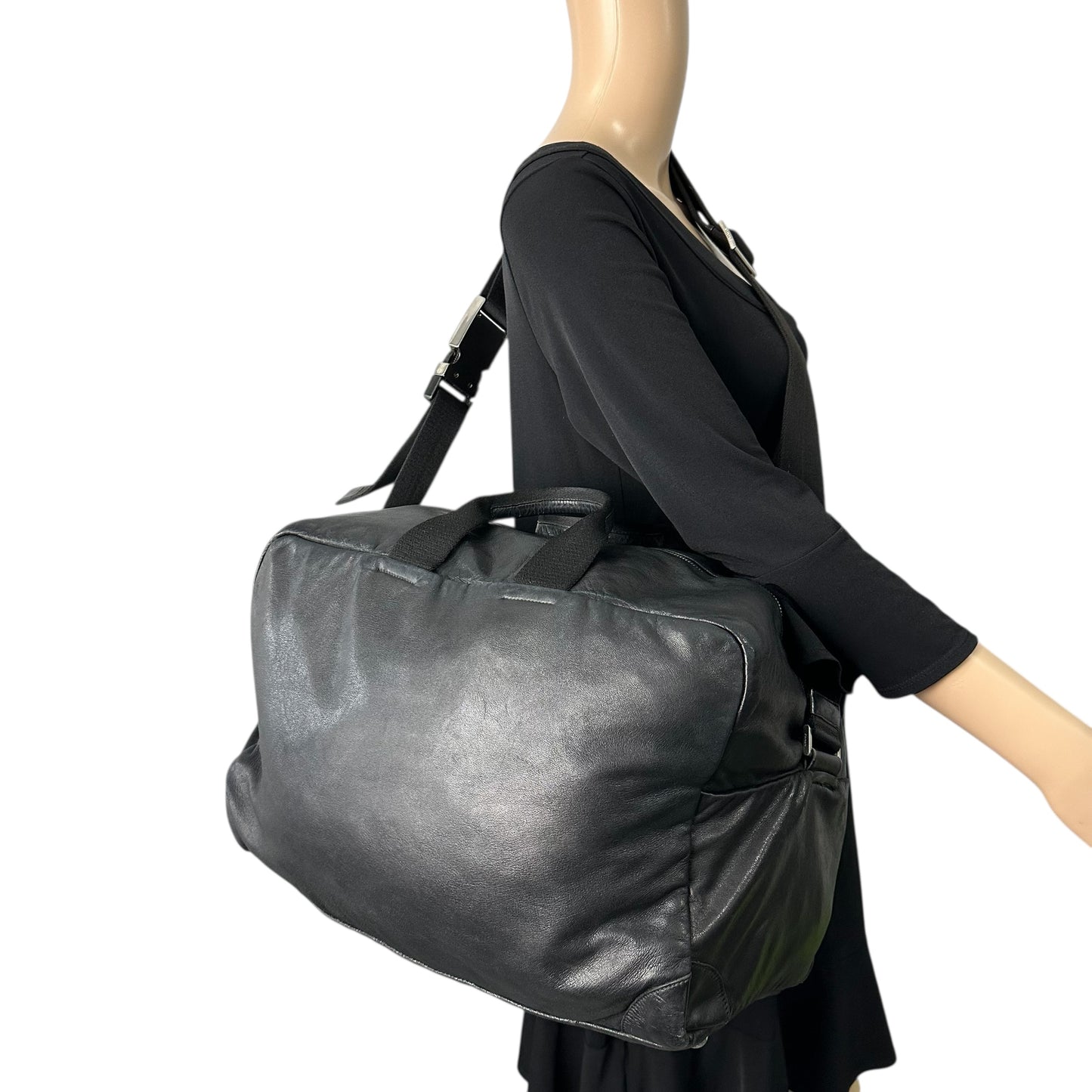 Prada Leather Duffle Bag