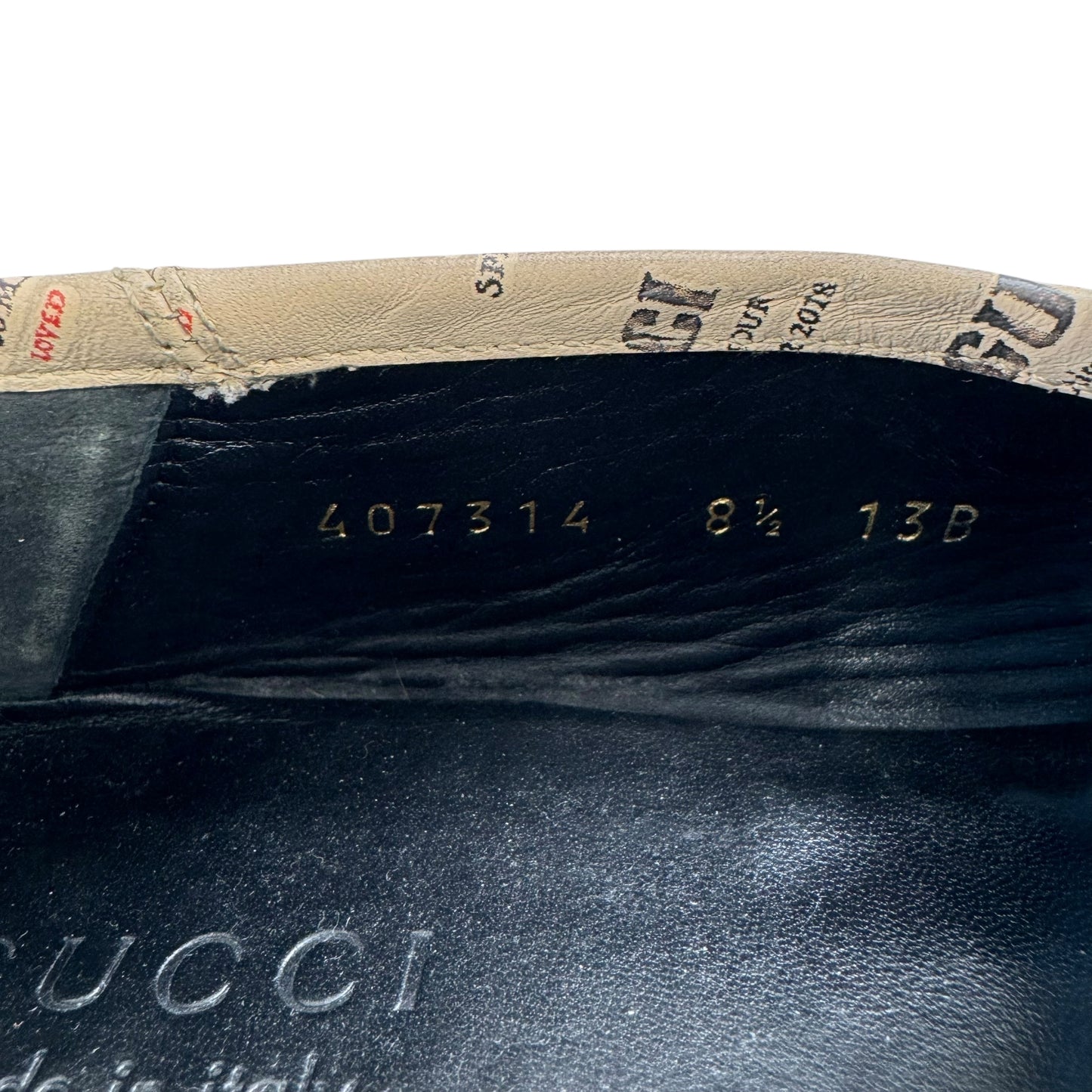 Gucci Print Horsebit Loafers