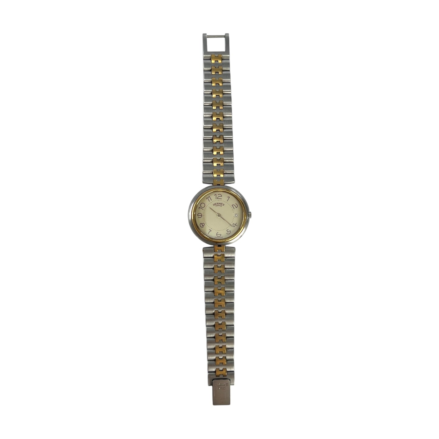 Hermes Vintage Two-Toned Watch