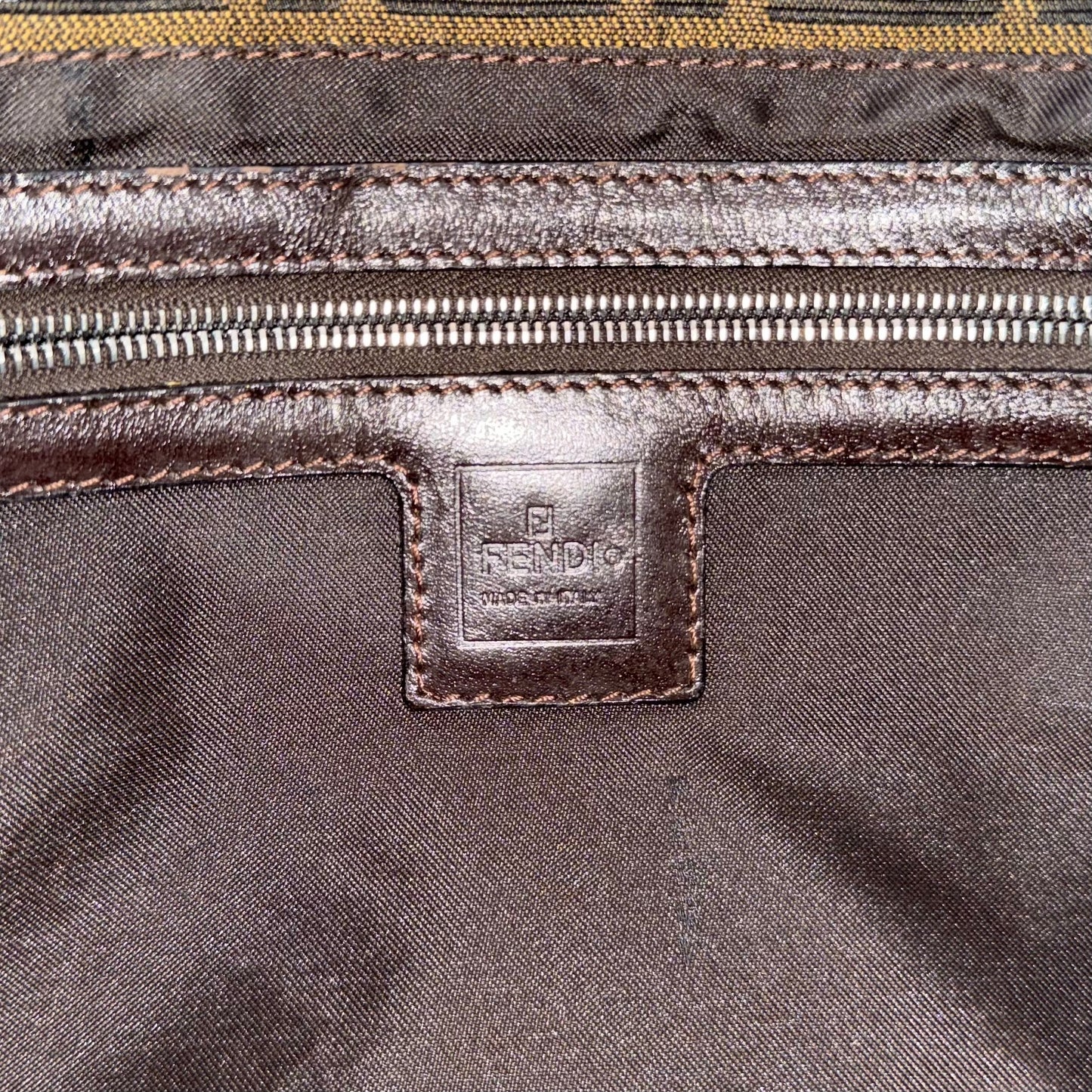 Fendi Zucca Mama Baguette Bag