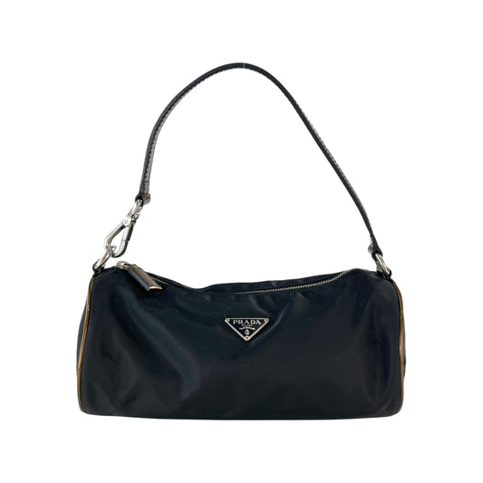 Prada Bronze Detail Pochette Bag