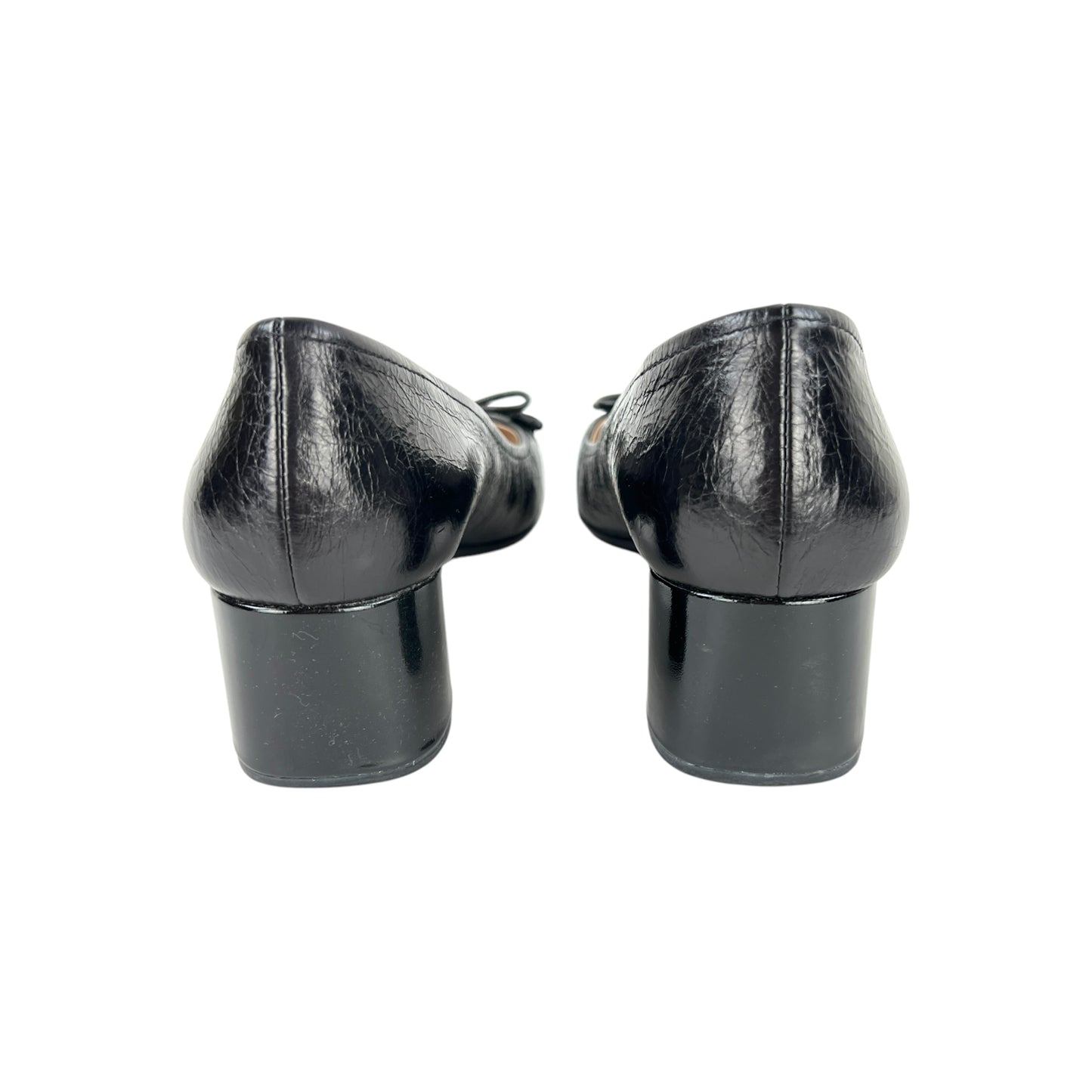 Prada Leather Bow Pumps
