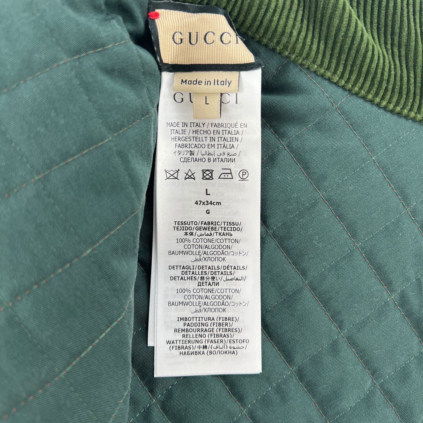 Gucci Quilted Dog Coat