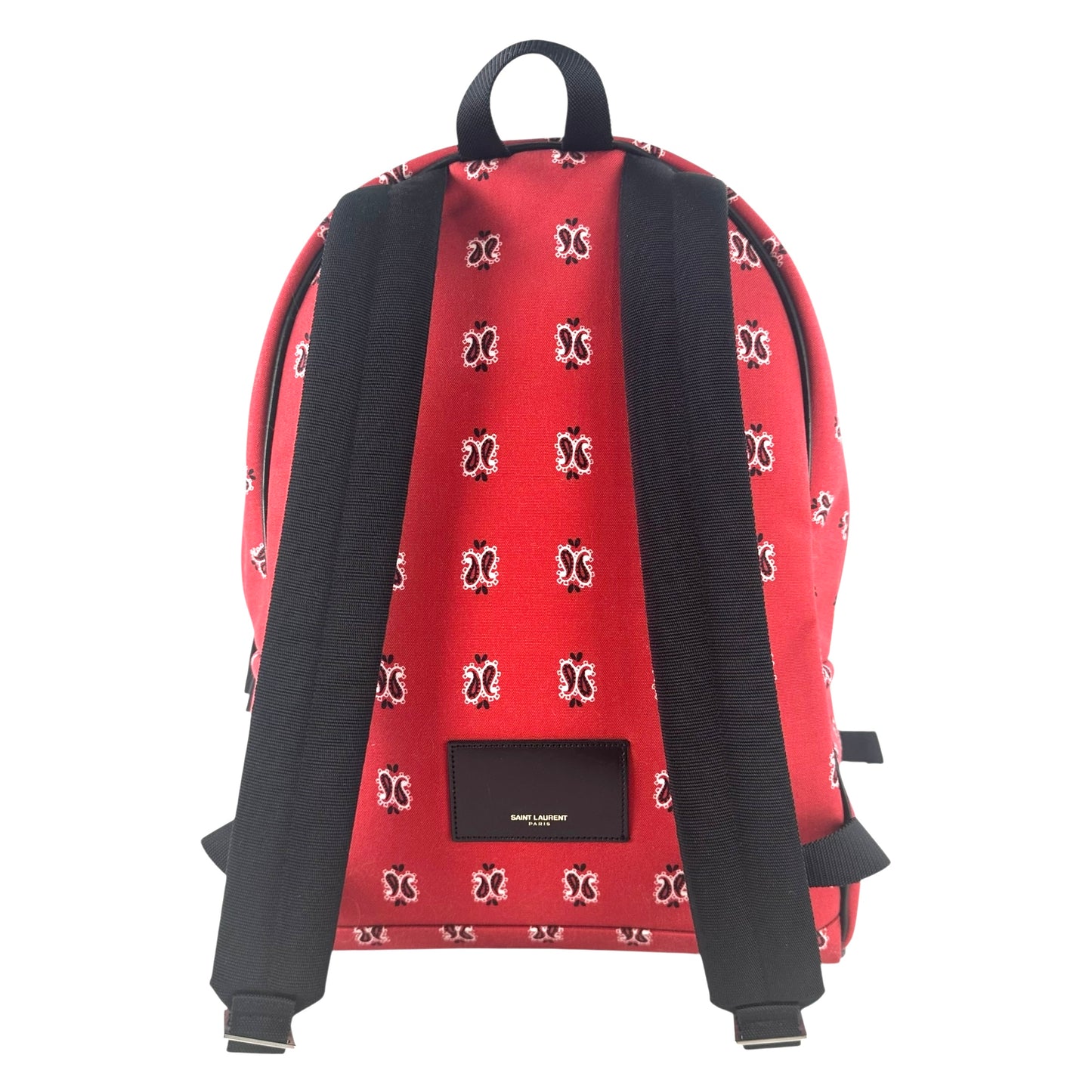 Saint Laurent Paisley City Backpack