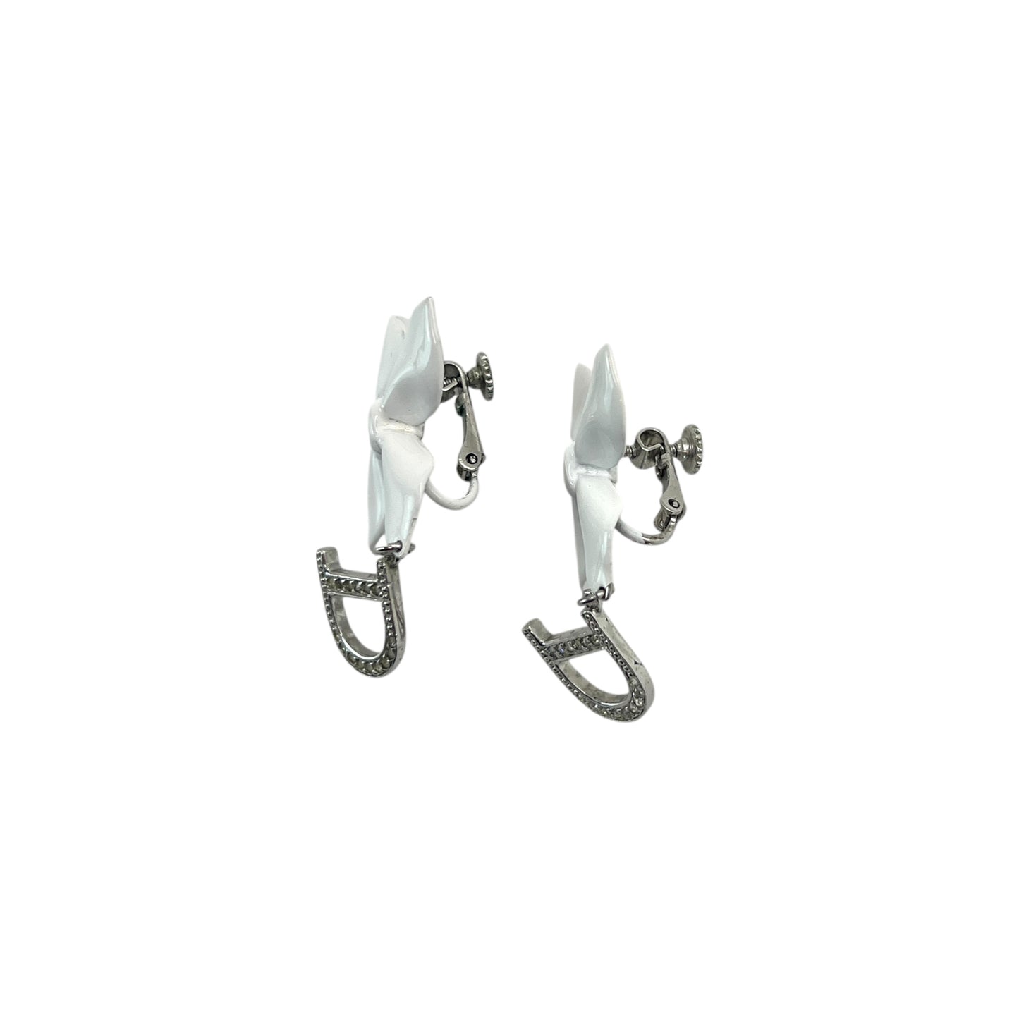 Dior Vintage Flower Earrings
