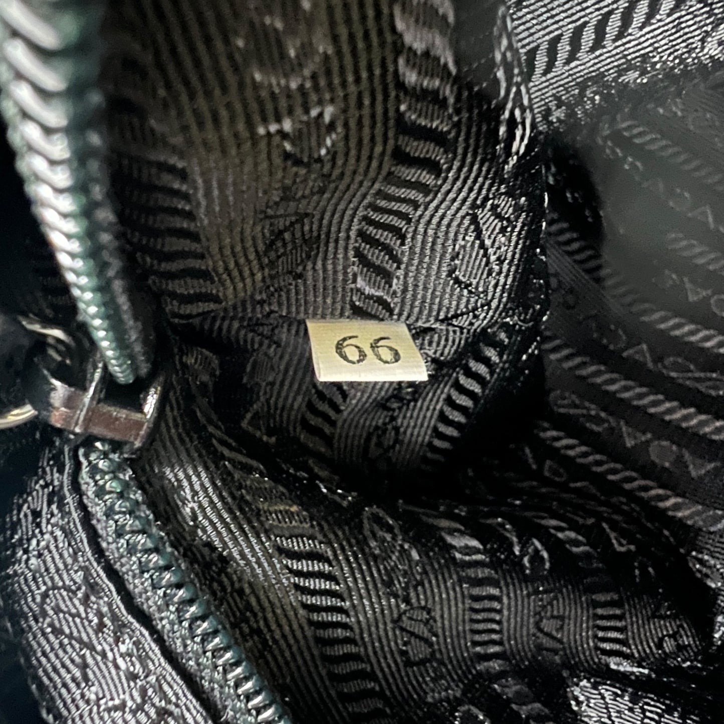 Prada Lambskin Leather Shoulder Bag