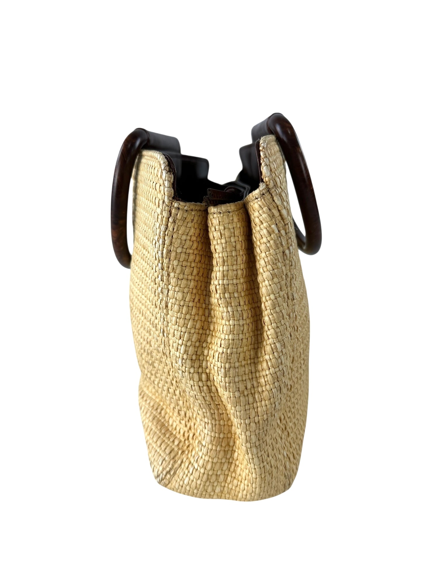 Chanel Straw Raffia Handbag