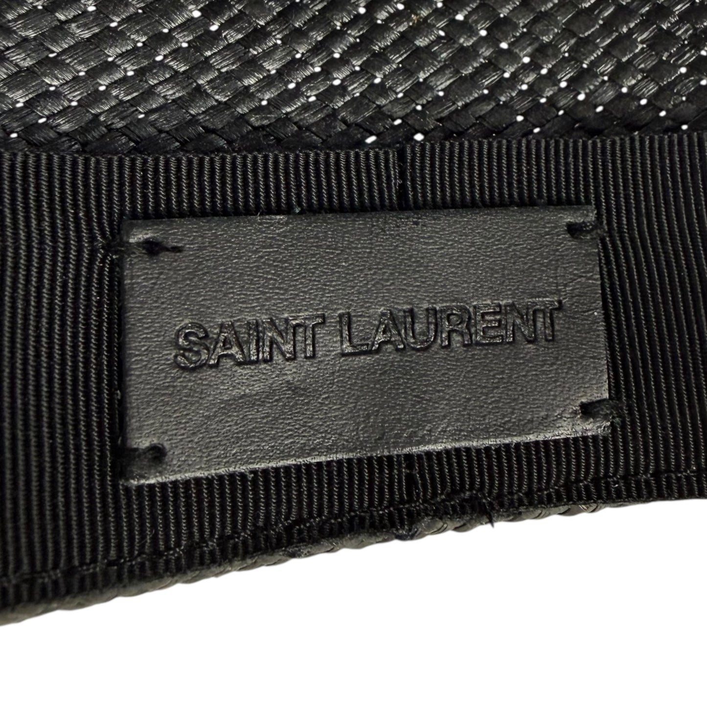 Saint Laurent Western Straw Cowboy Hat