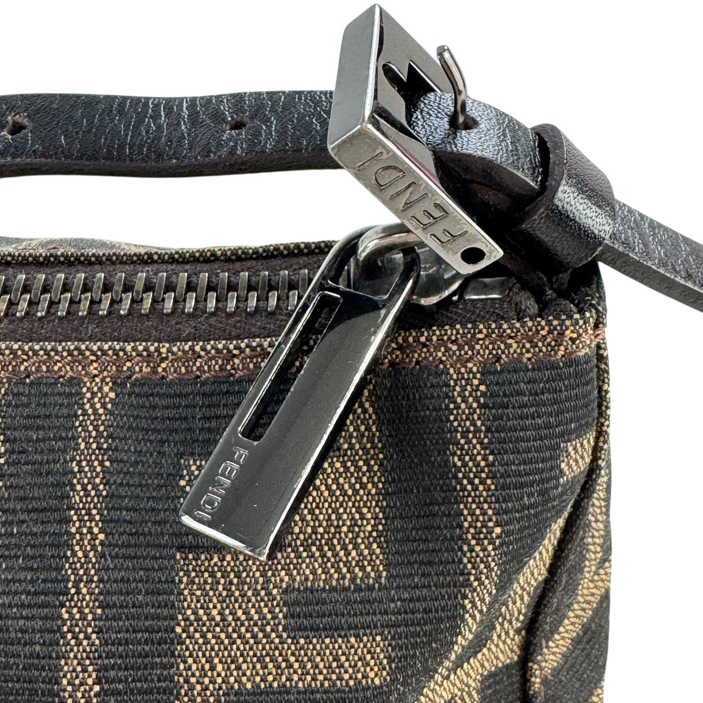 Fendi Vintage Zucca Shoulder Bag