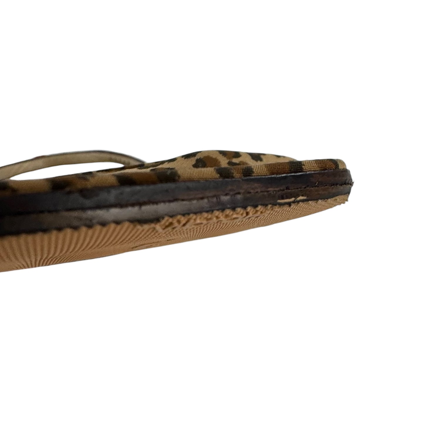 Bottega Veneta Leopard Print Slingback Sandals