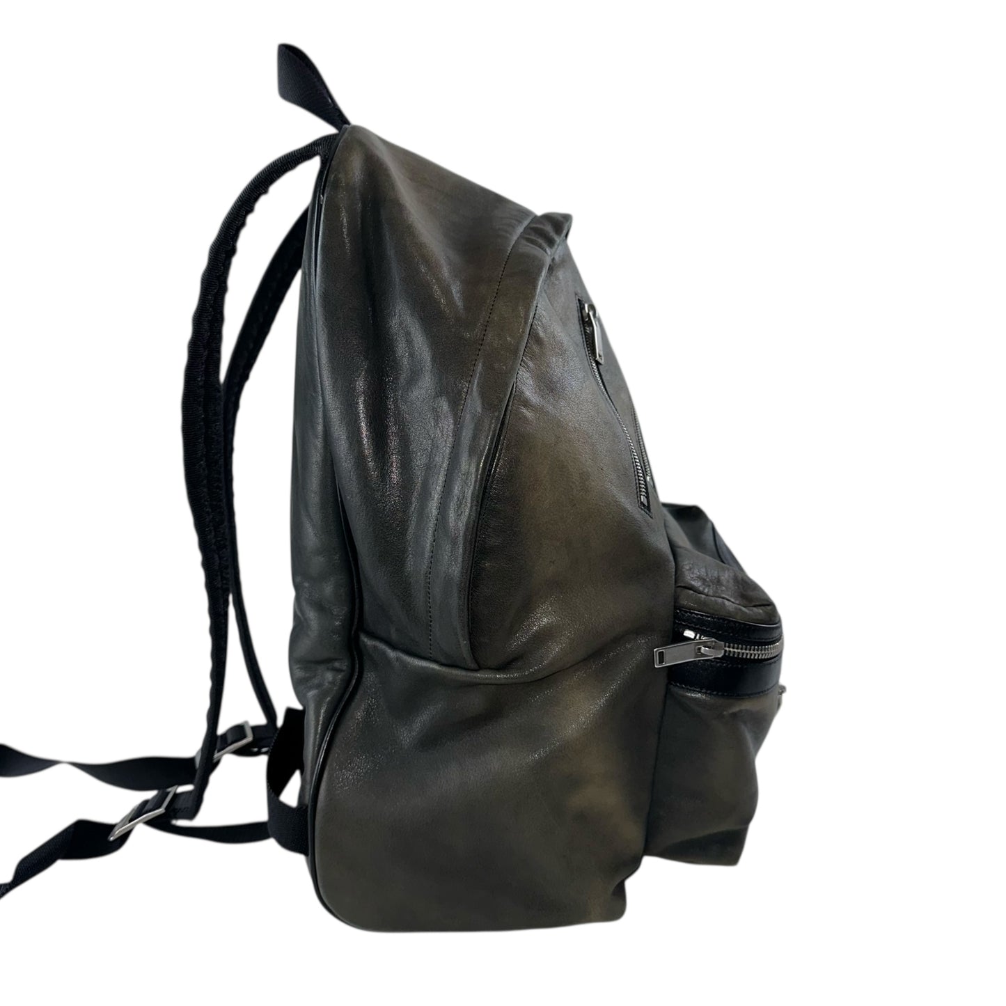 Saint Laurent Leather City Backpack