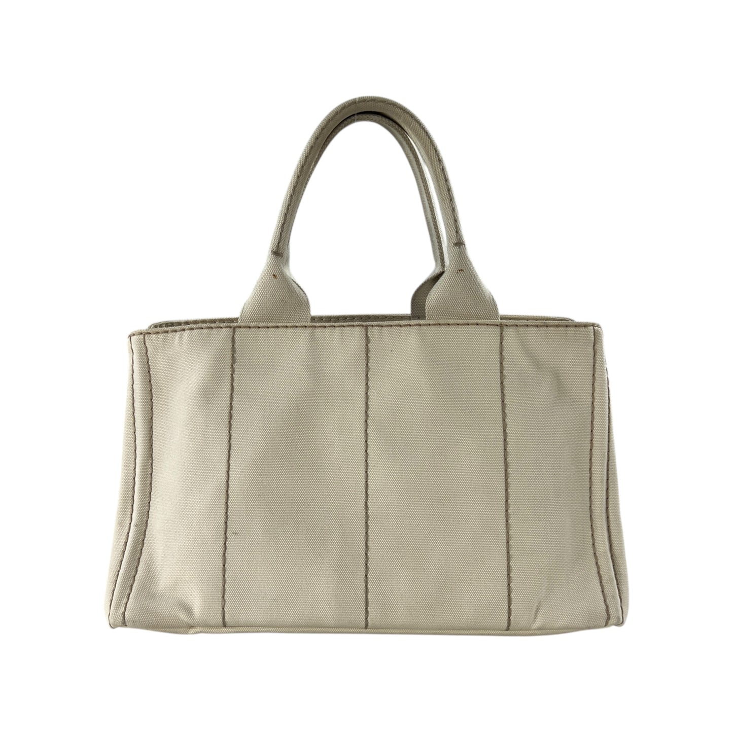 Prada Cream Canapa Tote Bag