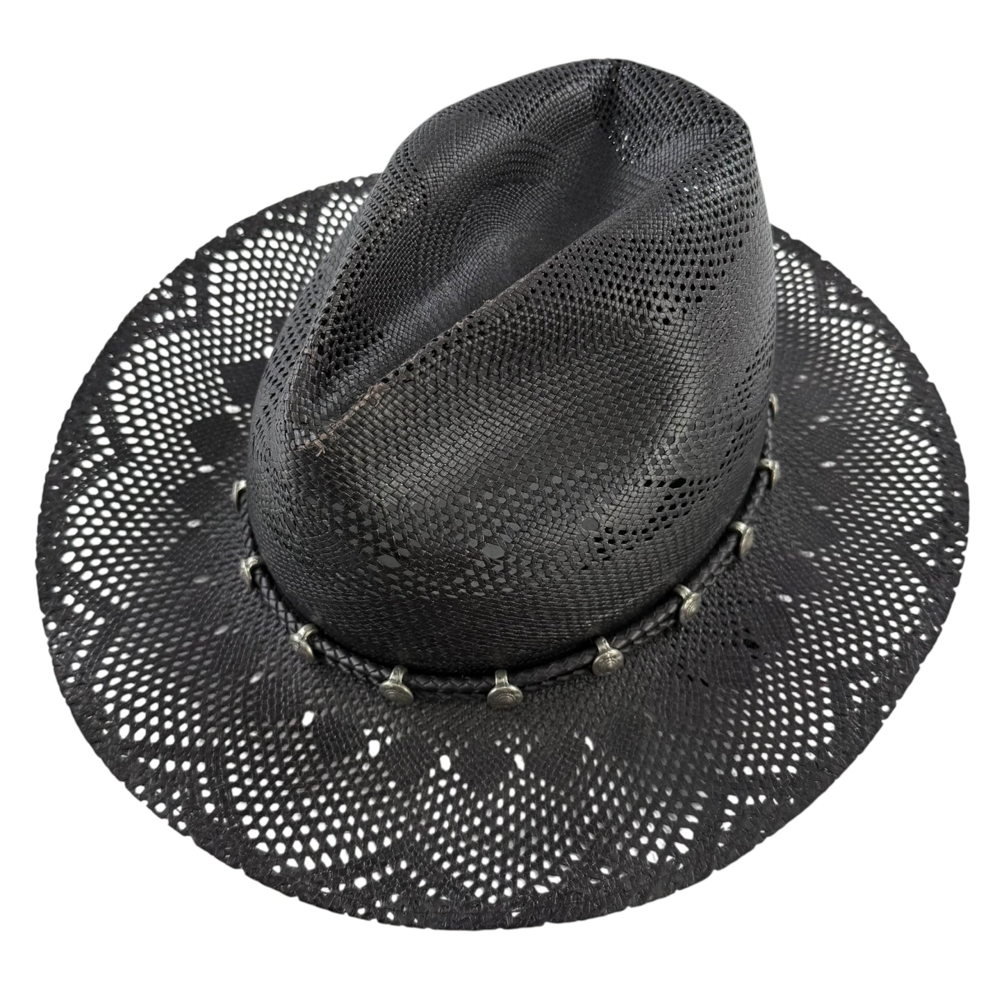 Saint Laurent Western Straw Cowboy Hat