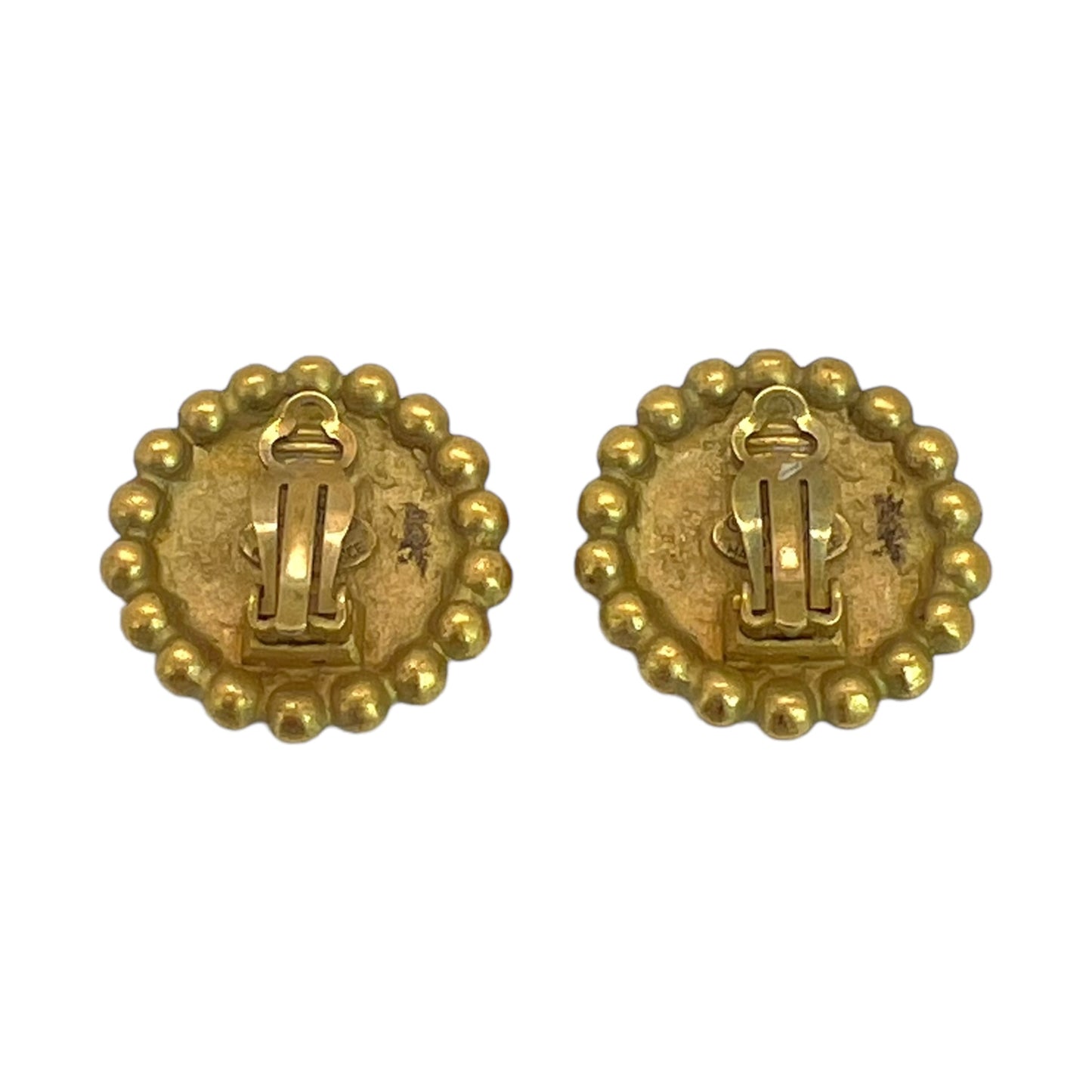 Chanel Vintage CC Clip-On Earrings