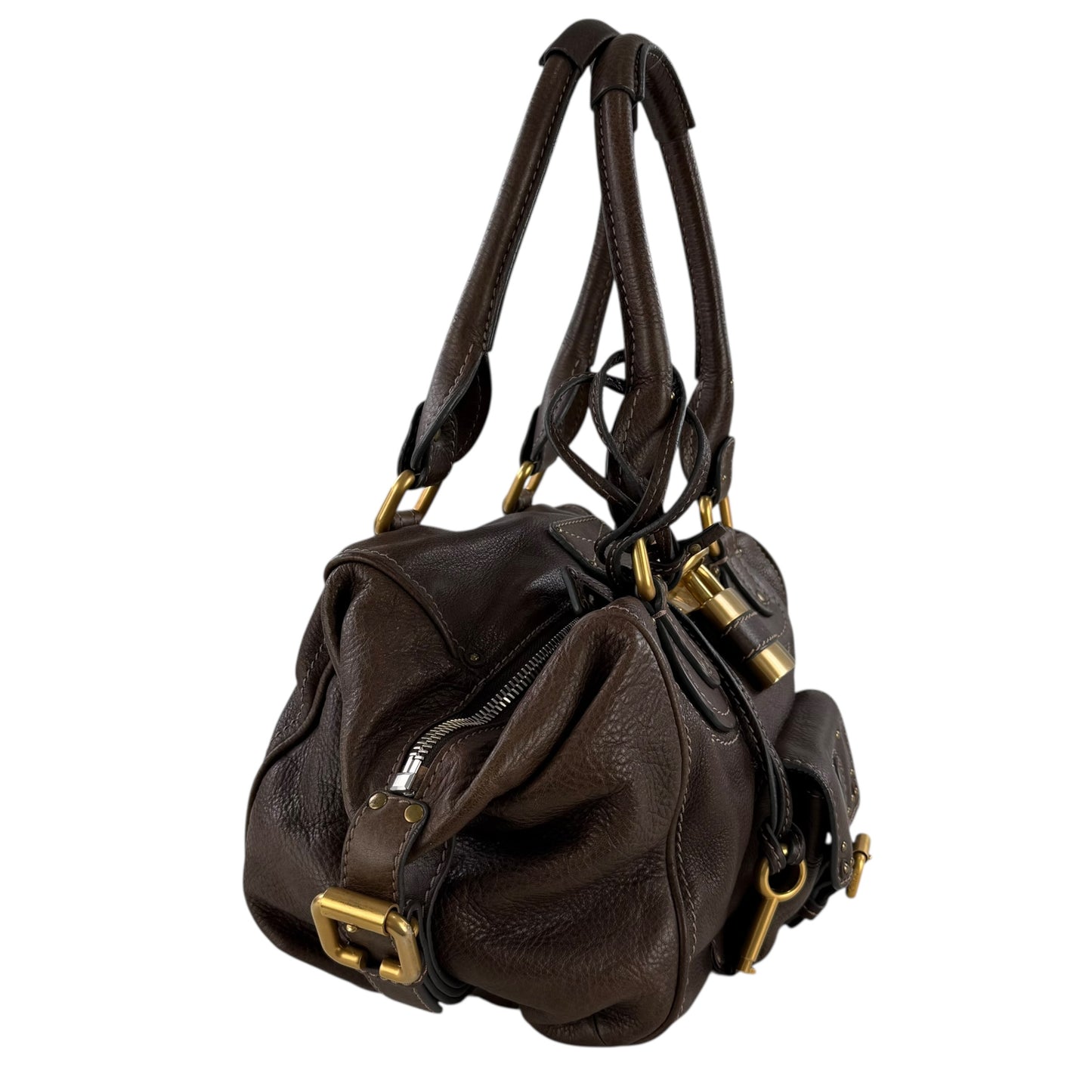 Chloe Leather Paddington Shoulder Bag