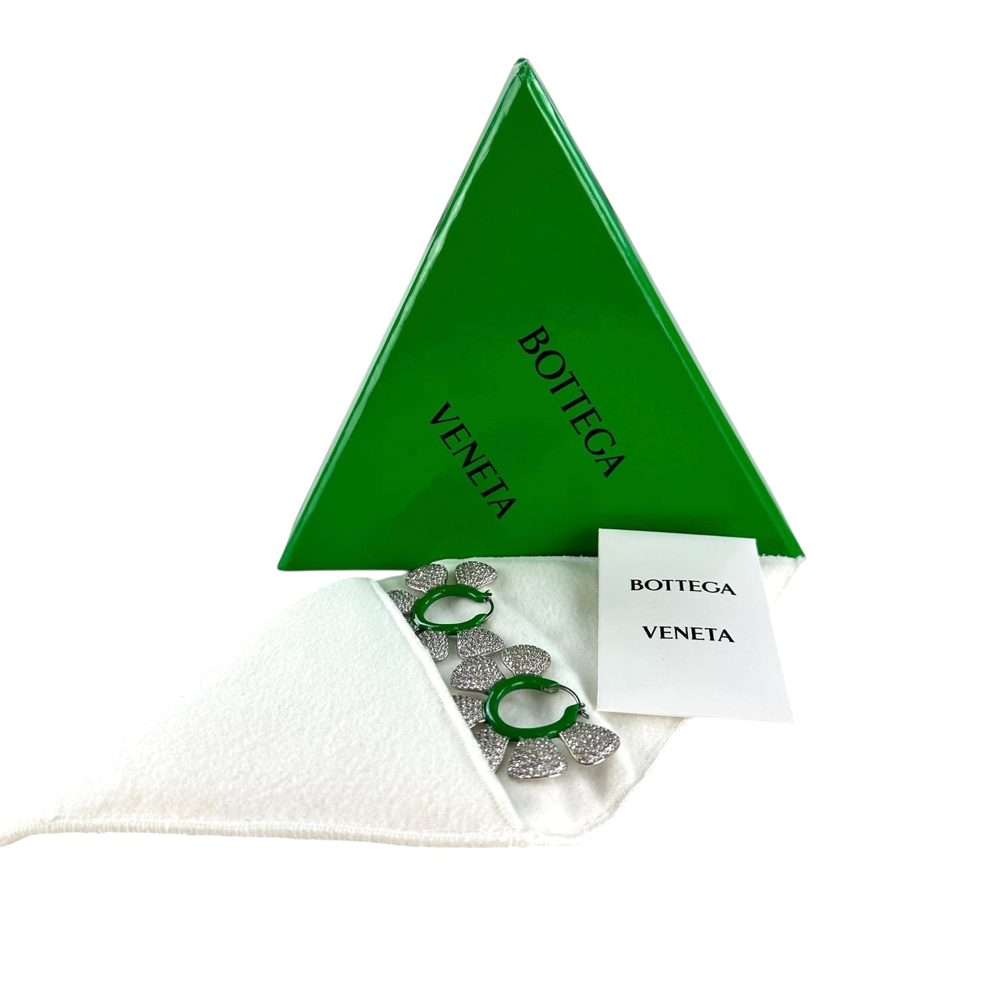 Bottega Veneta Flower Petal Earrings