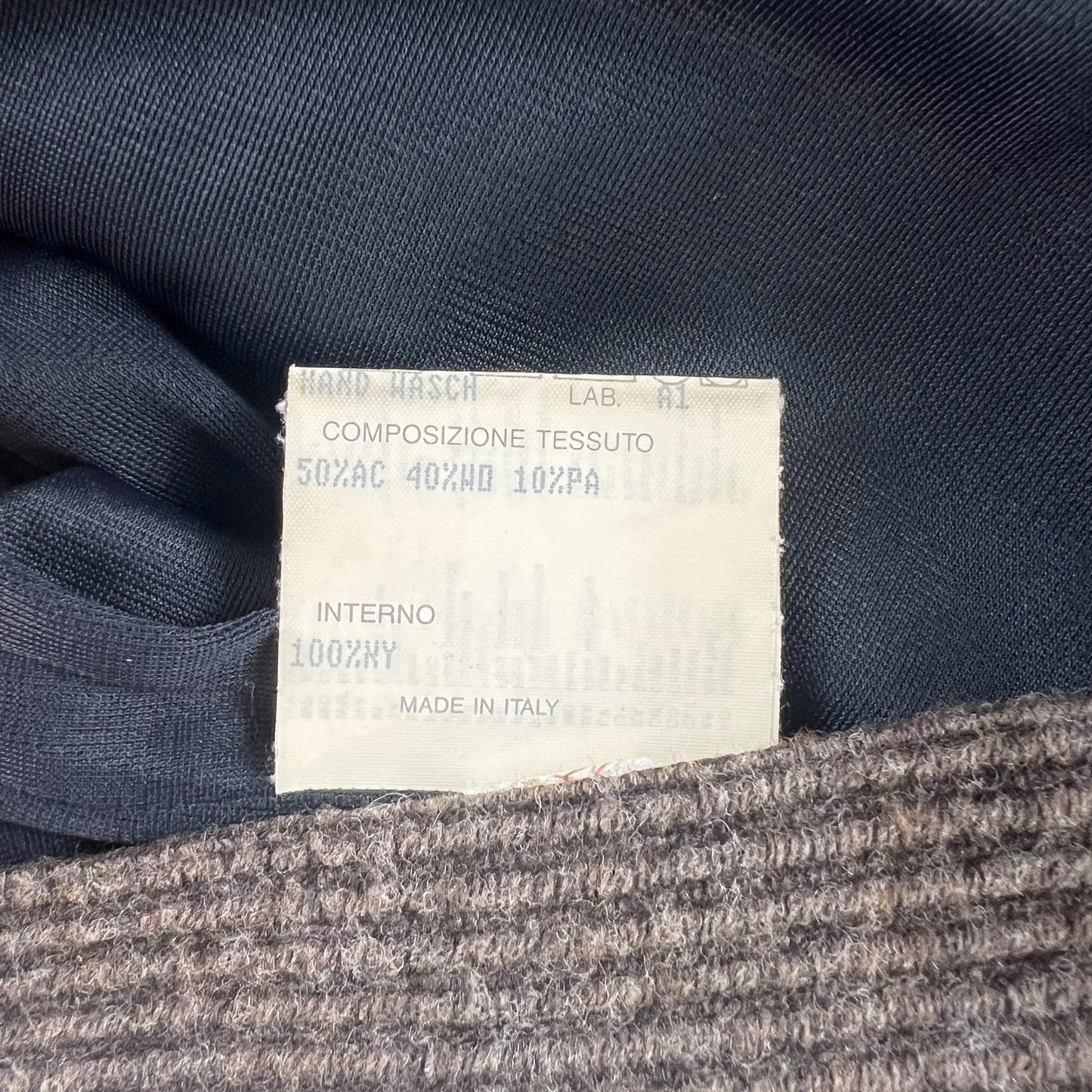 Fendi Vintage Knit Ribbed Sweater & Skirt Set