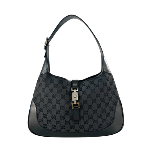 Gucci Monogram Canvas Jackie Handbag