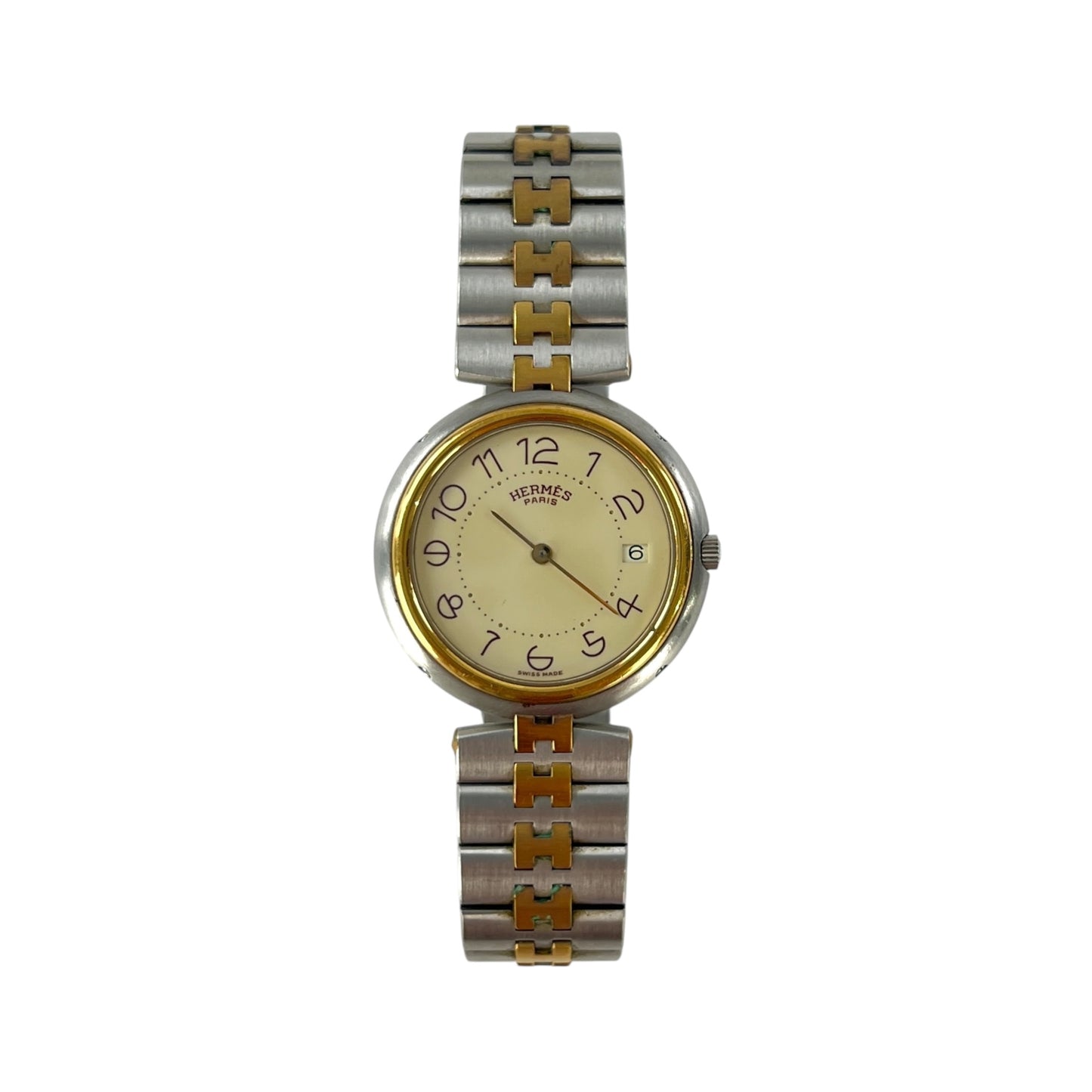 Hermes Vintage Two-Toned Watch