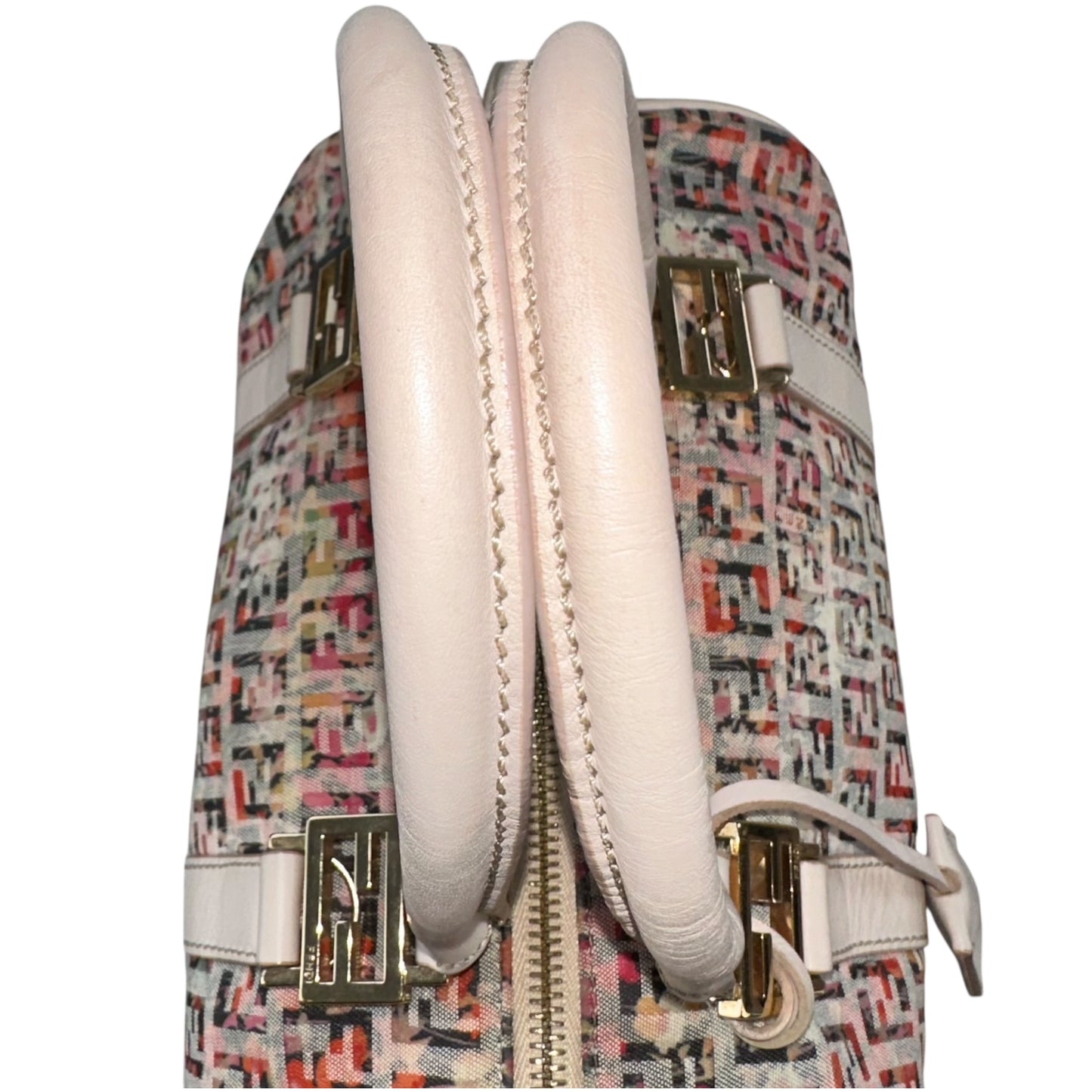 Fendi Vintage Zucchino Floral Mama Baguette Bag