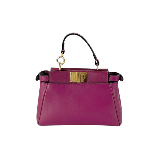 Fendi Magenta Mini Peekaboo Bag