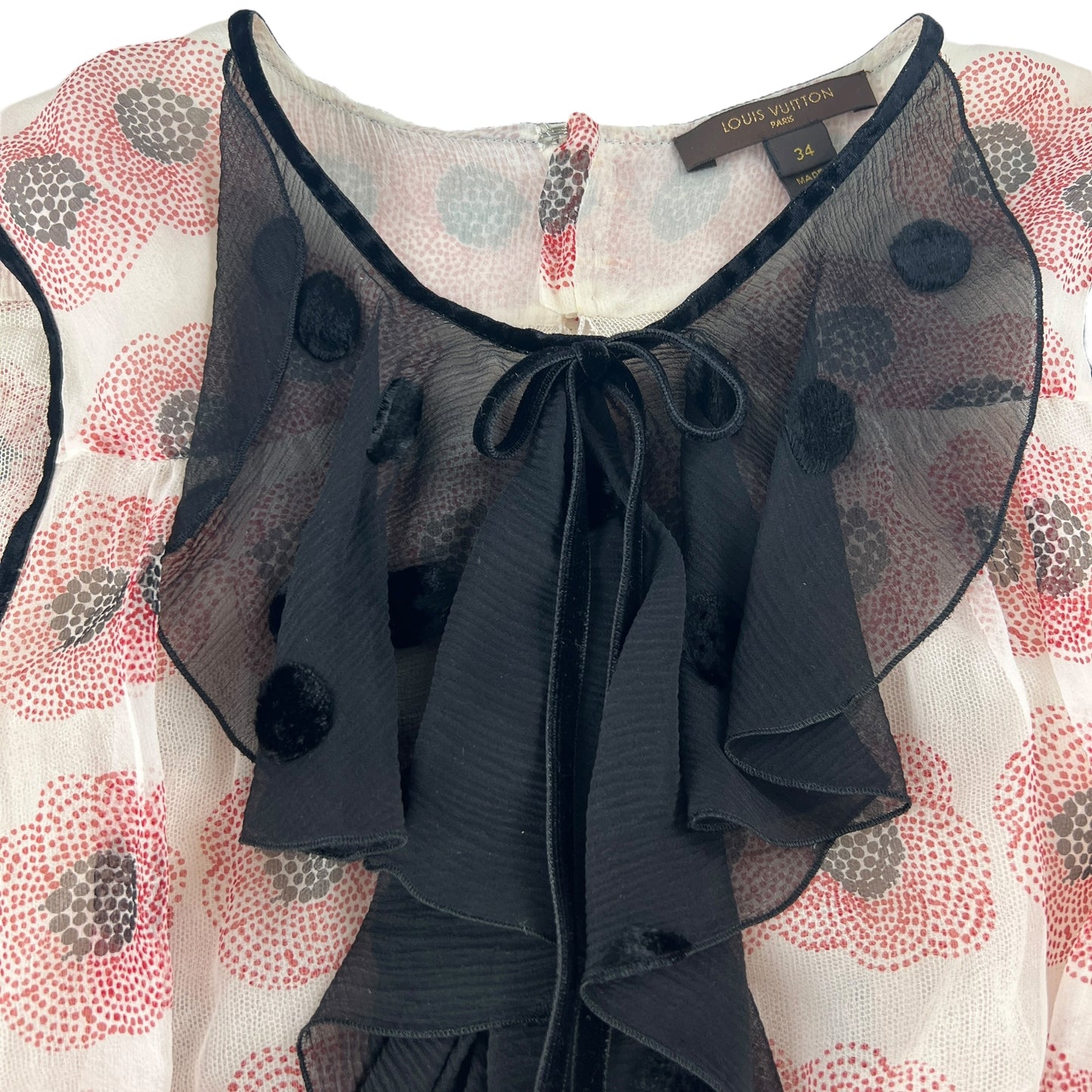 Louis Vuitton Flower Print Silk Set
