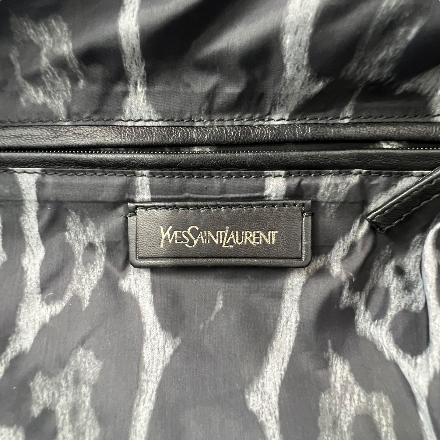 YSL Vintage Leather Boston Bag
