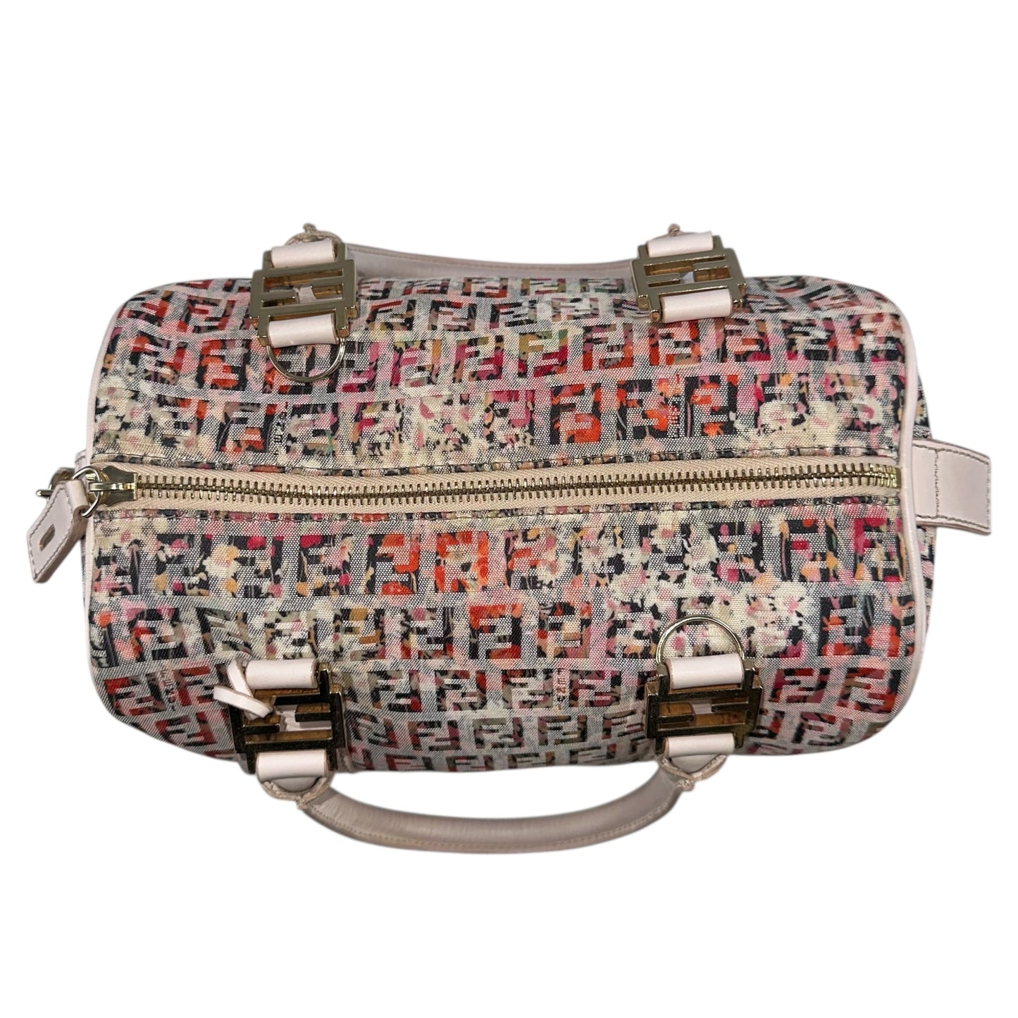 Fendi Vintage Zucchino Floral Mama Baguette Bag