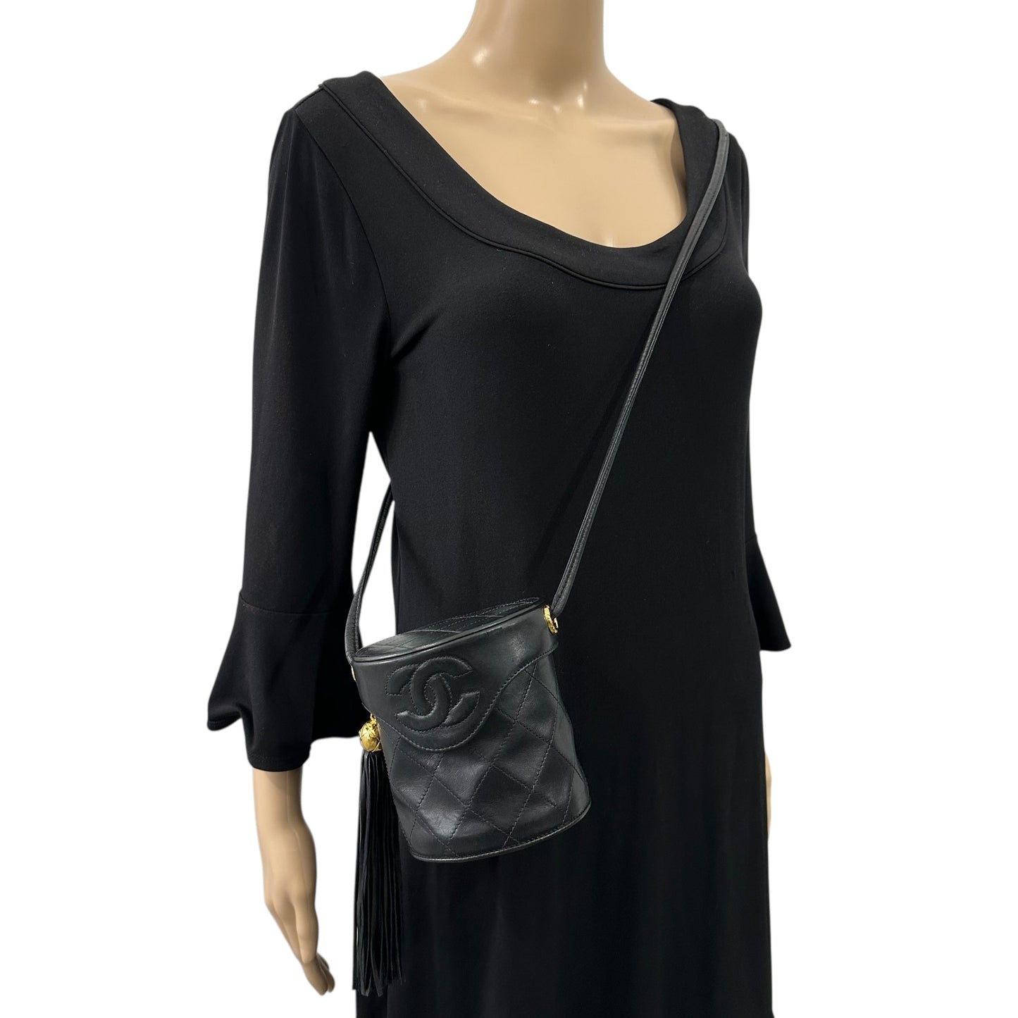 Chanel Rhodium Matelasse Shoulder Bag